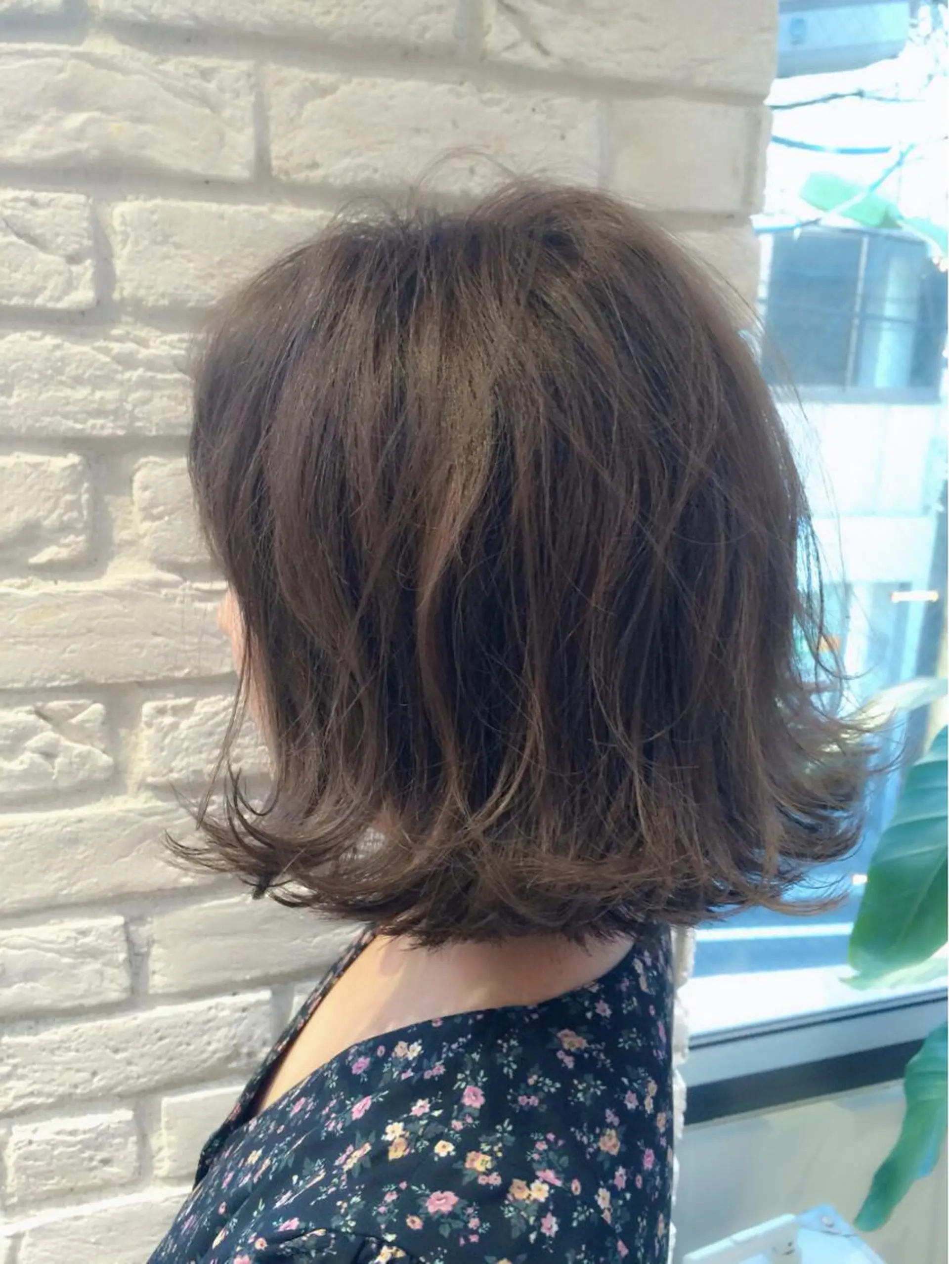 ショート ミディアム カラー パーマ ヘアアレンジ ブリーチ グレージュ シェアサロン　salowin所属・✨ブリーチなし透明感 カラー🥇ユースケのヘアスタイル