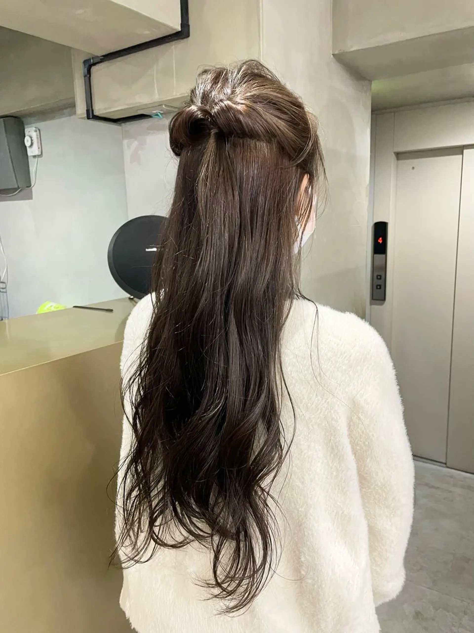 ロング カラー 才下 ゆいのヘアスタイル