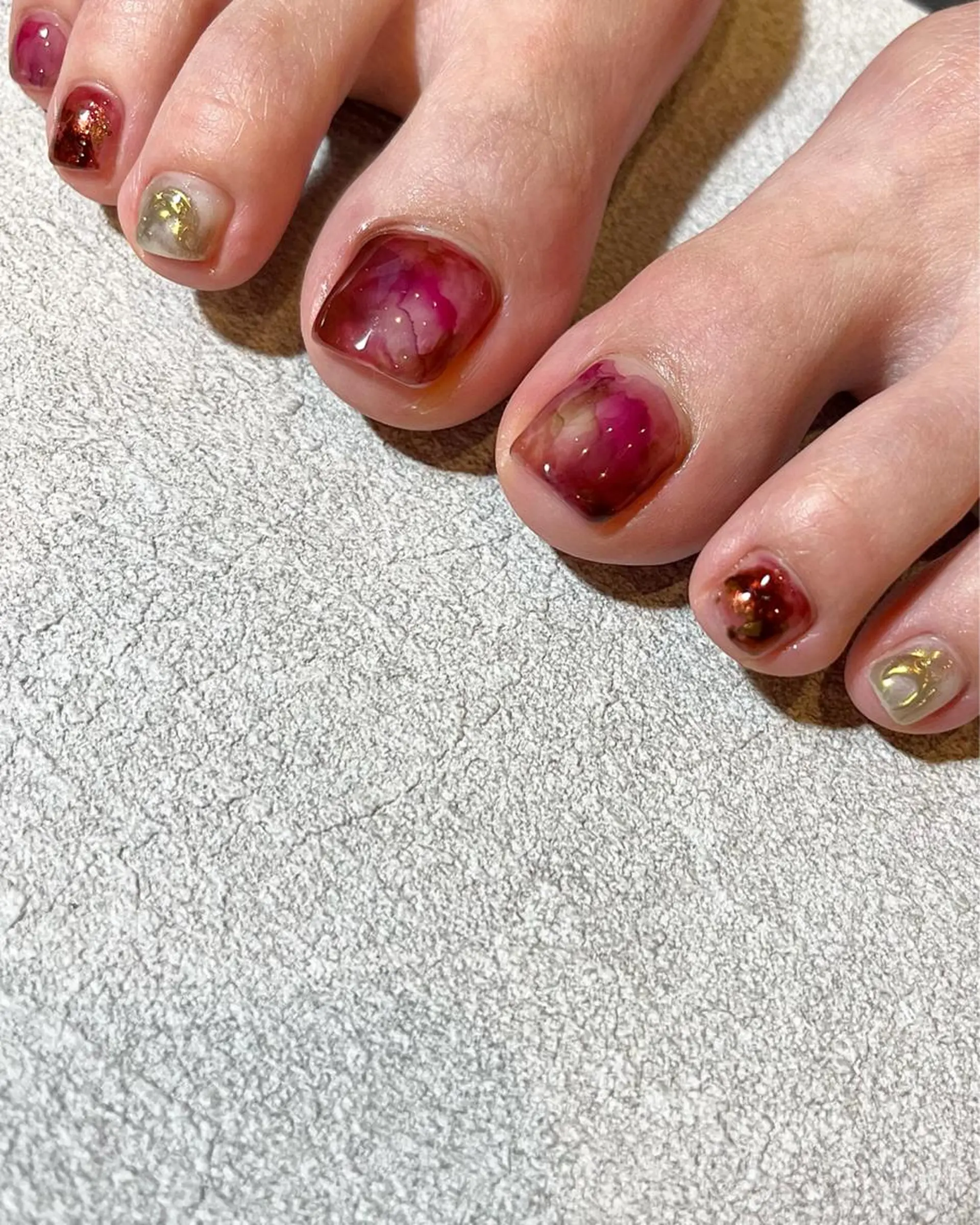 ネイル フットネイル 小河 仁美のネイルデザイン