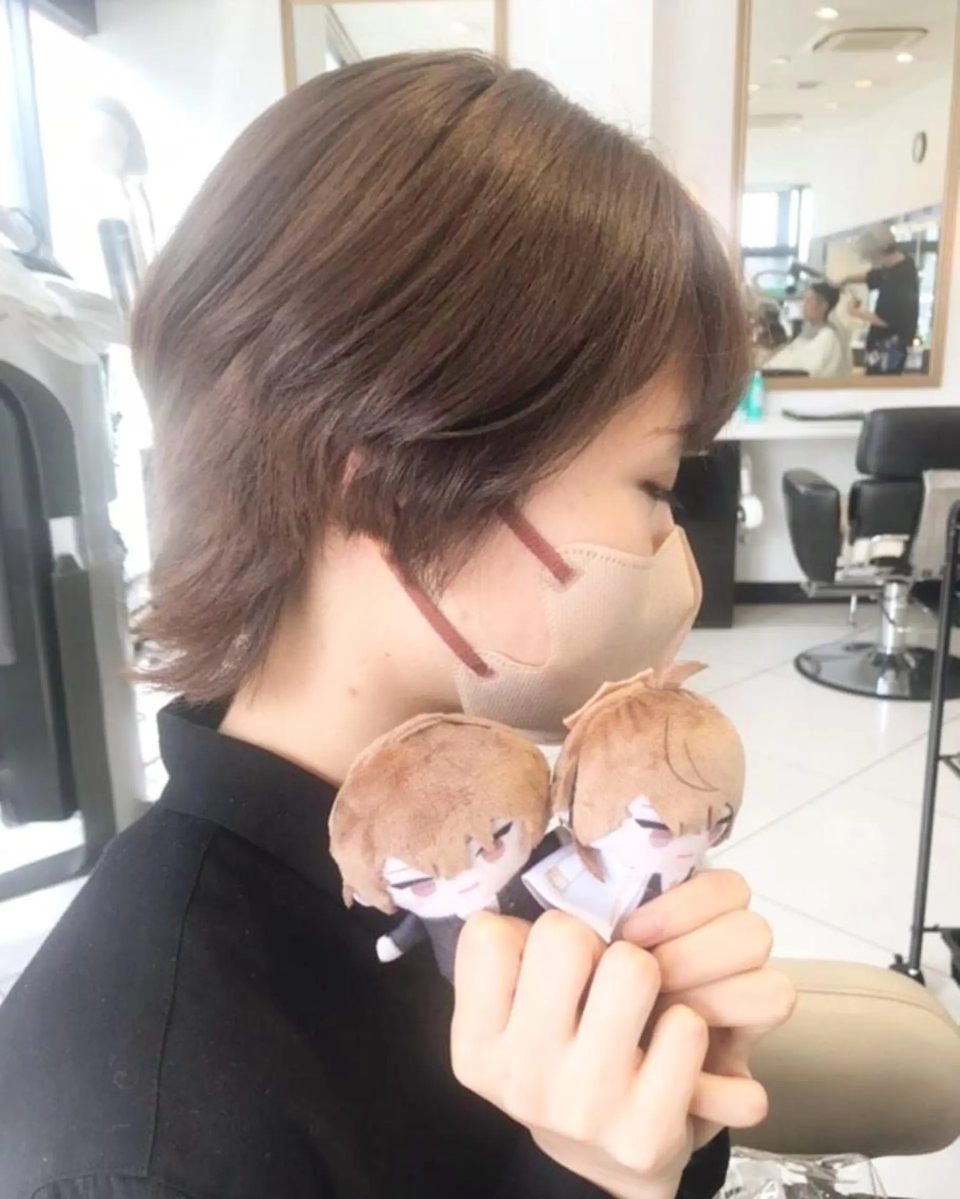 ショート カラー ヘアカラー あらげ 🌈推しカラー🌈ᵕのヘアスタイル