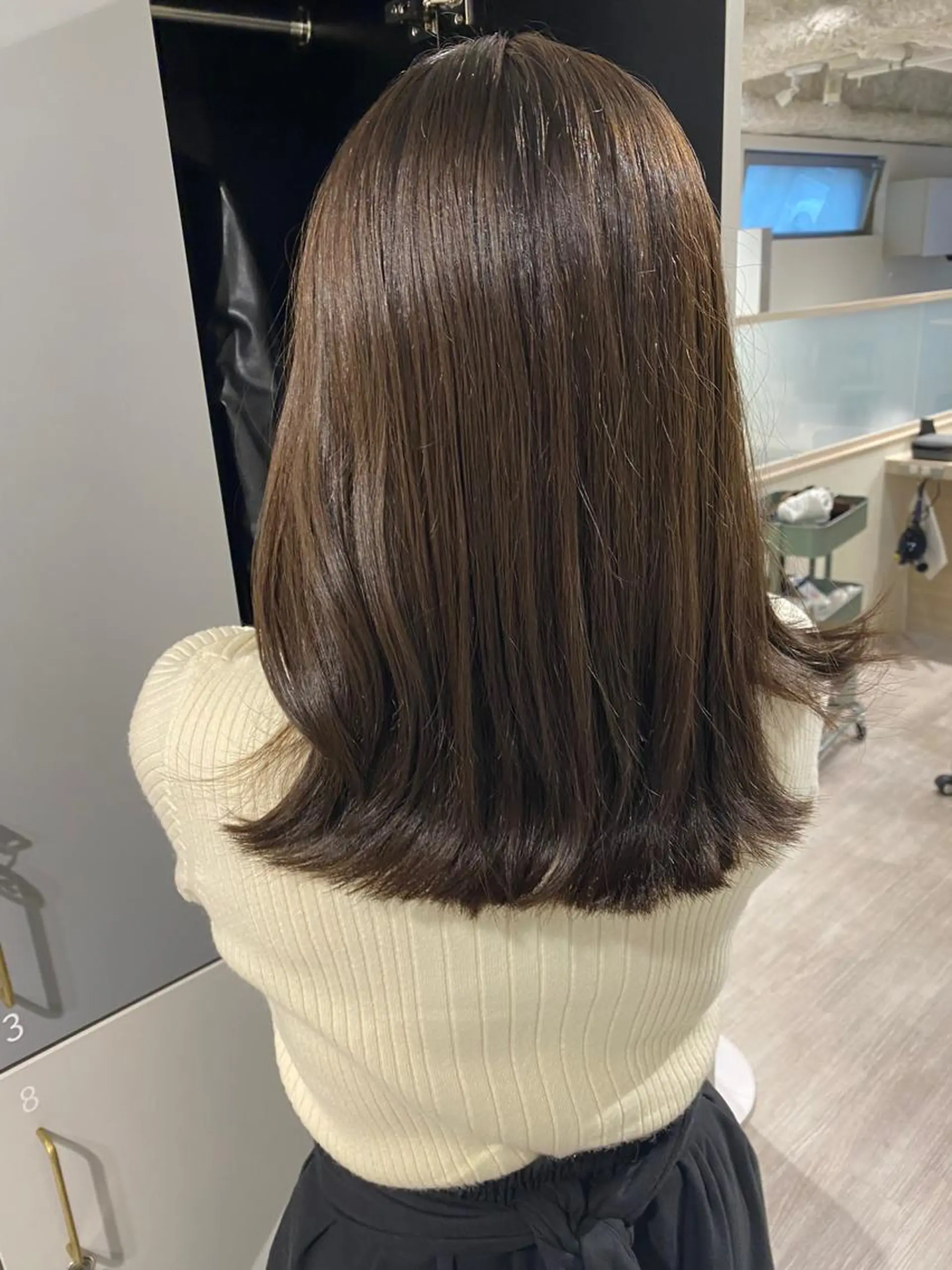 ミディアム カラー ヘアカラー トリートメント LOVESTOIKE 堂本のヘアスタイル