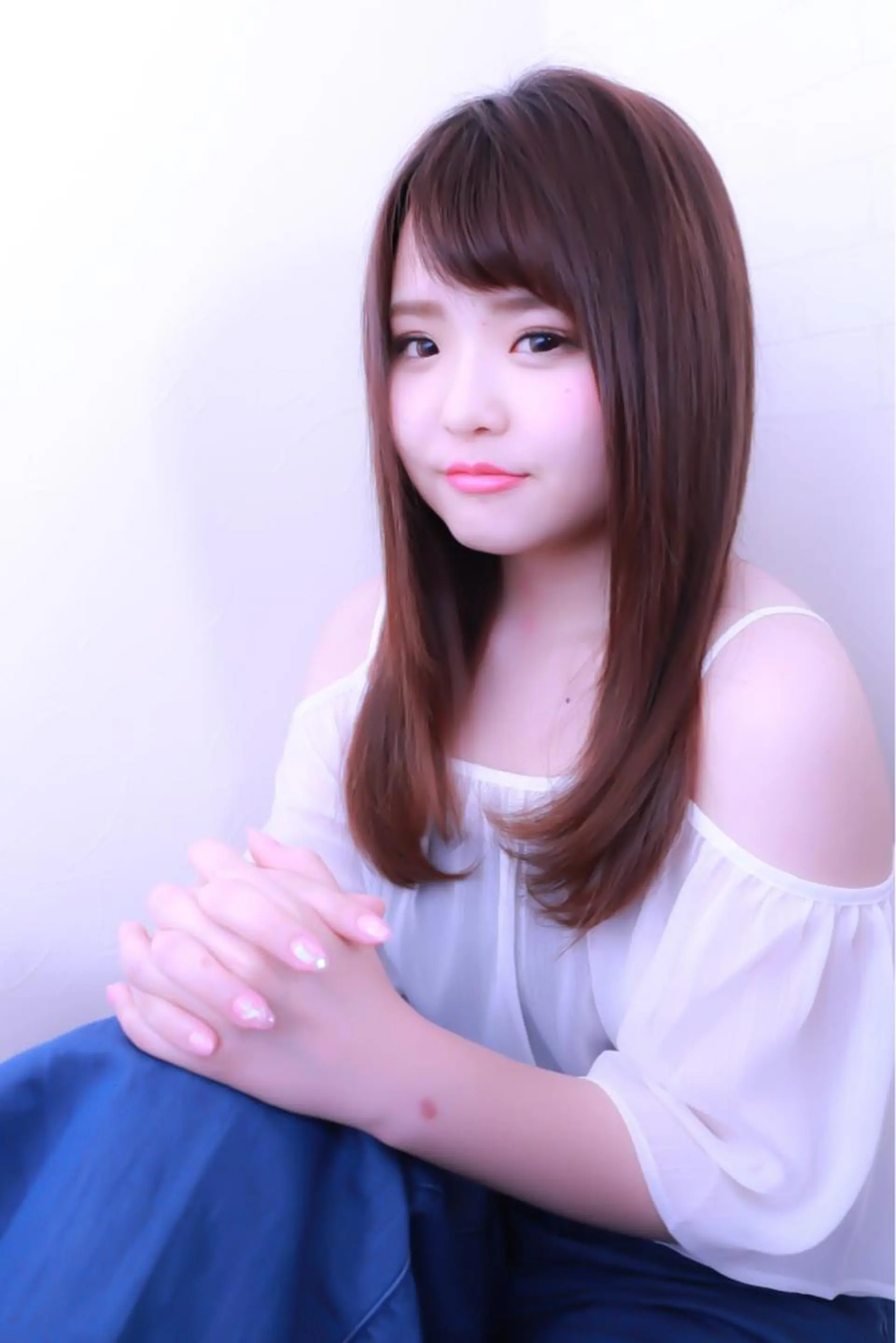 セミロング パーマ IVY joure Suzu.のヘアスタイル