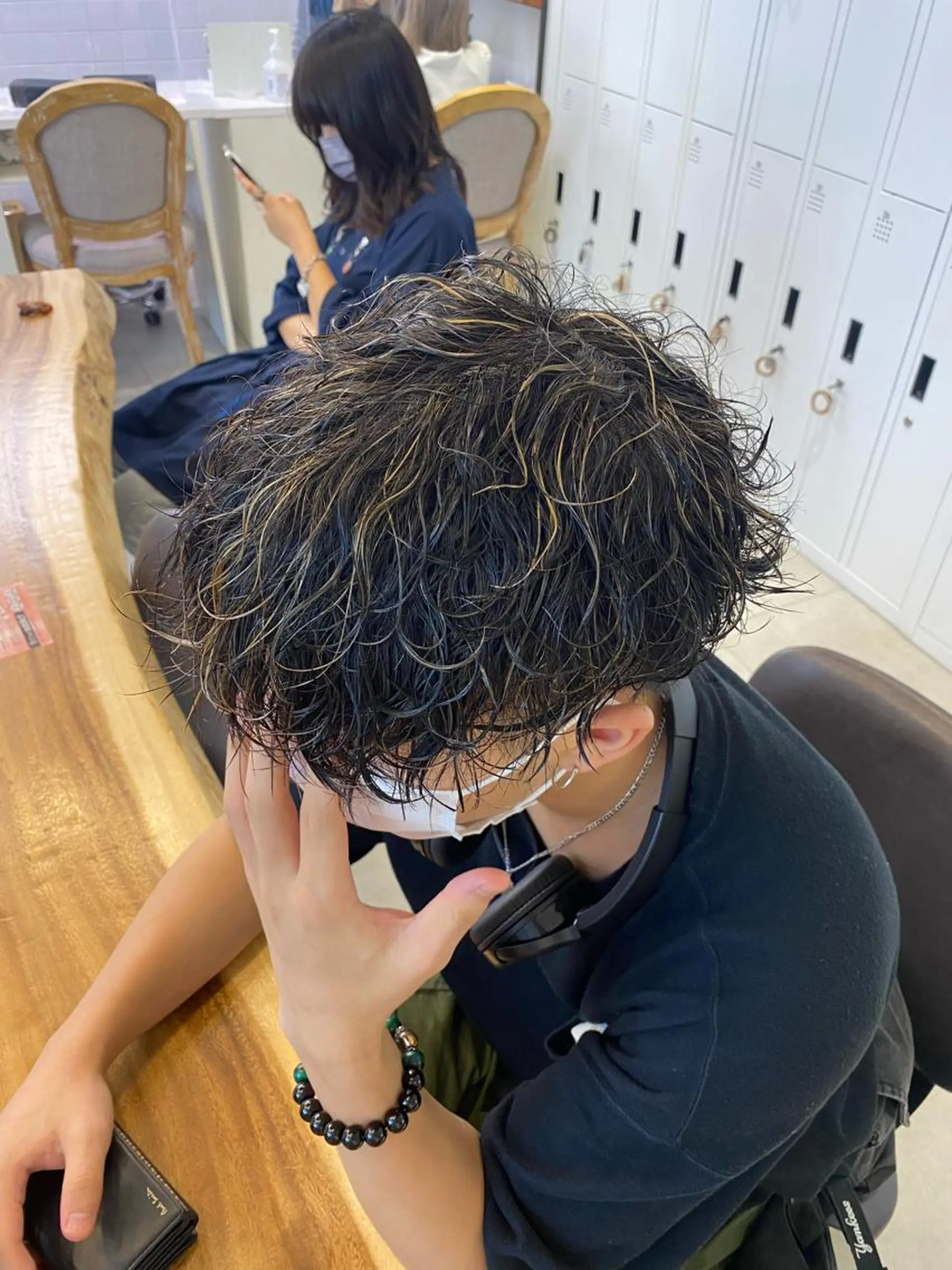 カラー パーマ メンズ カット ヘアカラー パーマ 新宿【メンズパーマ】 塩澤太一のヘアスタイル