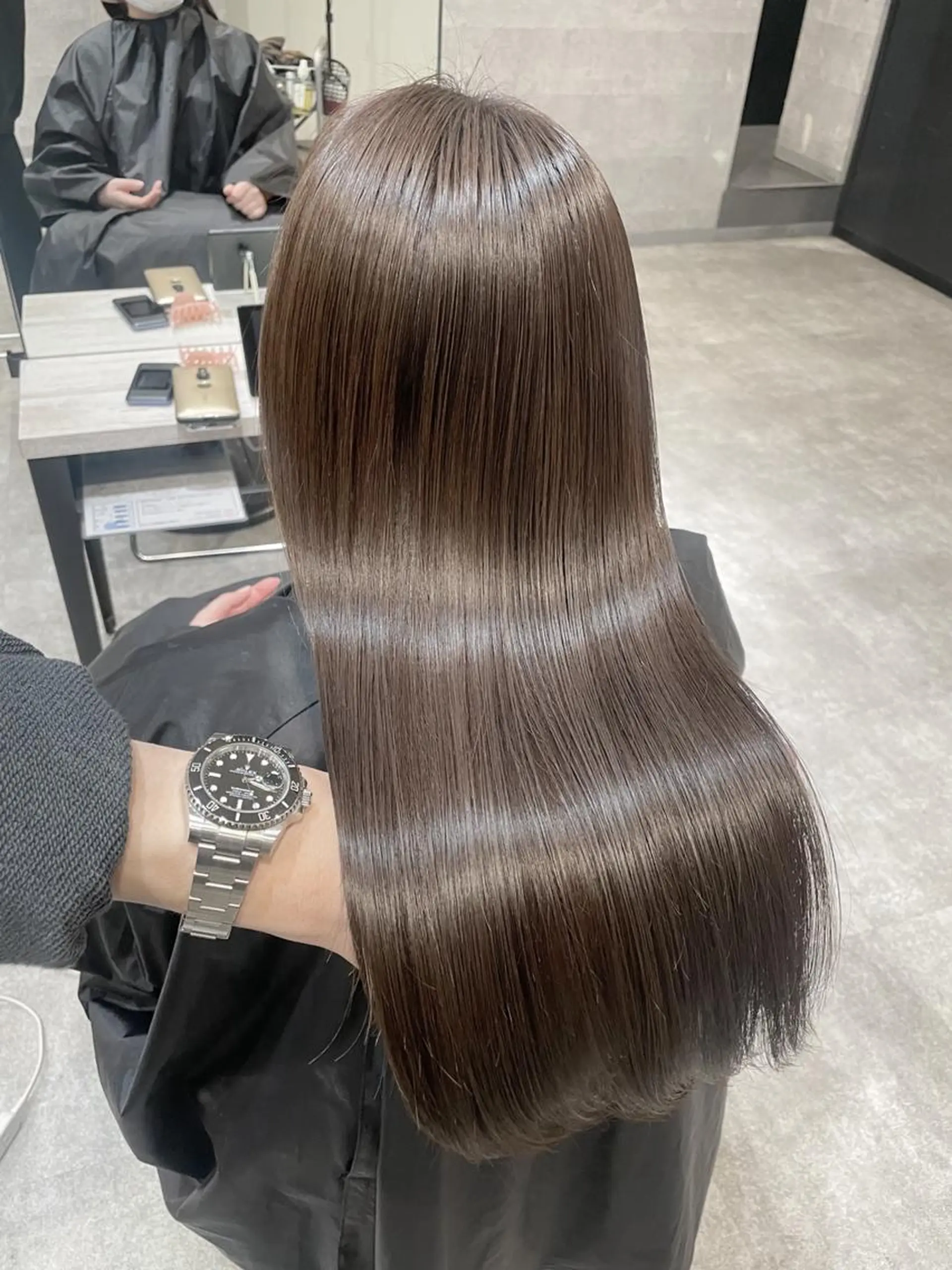 ロング 似合わせカット ヘアカラー トリートメント Ammi hairのヘアスタイル