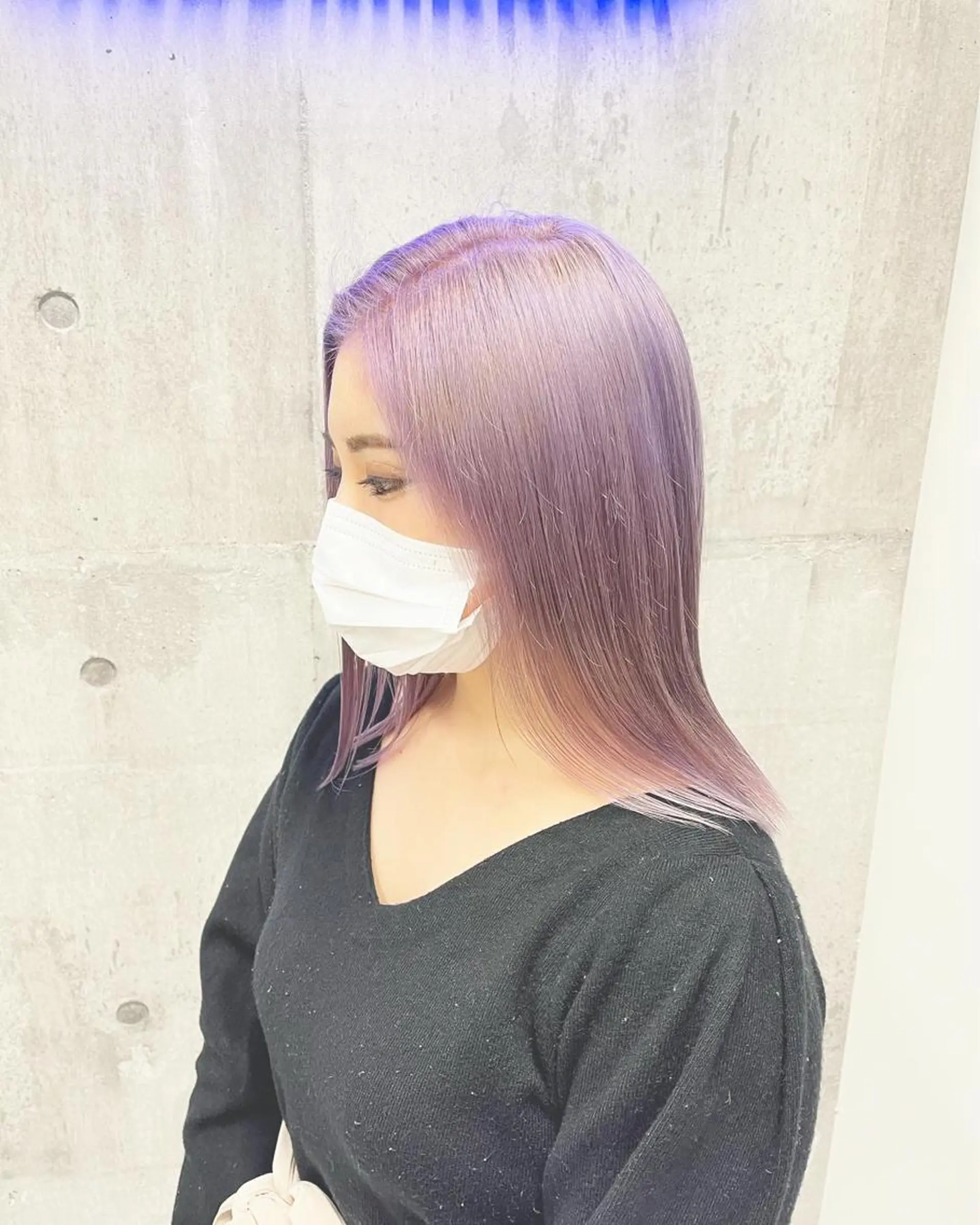 セミロング カラー セミロングパーマ アッシュ アッシュグレー アッシュグレージュ バレイヤージュ ヘアカラー トリートメント 👑指名率No.1 👑古澤真人のヘアスタイル