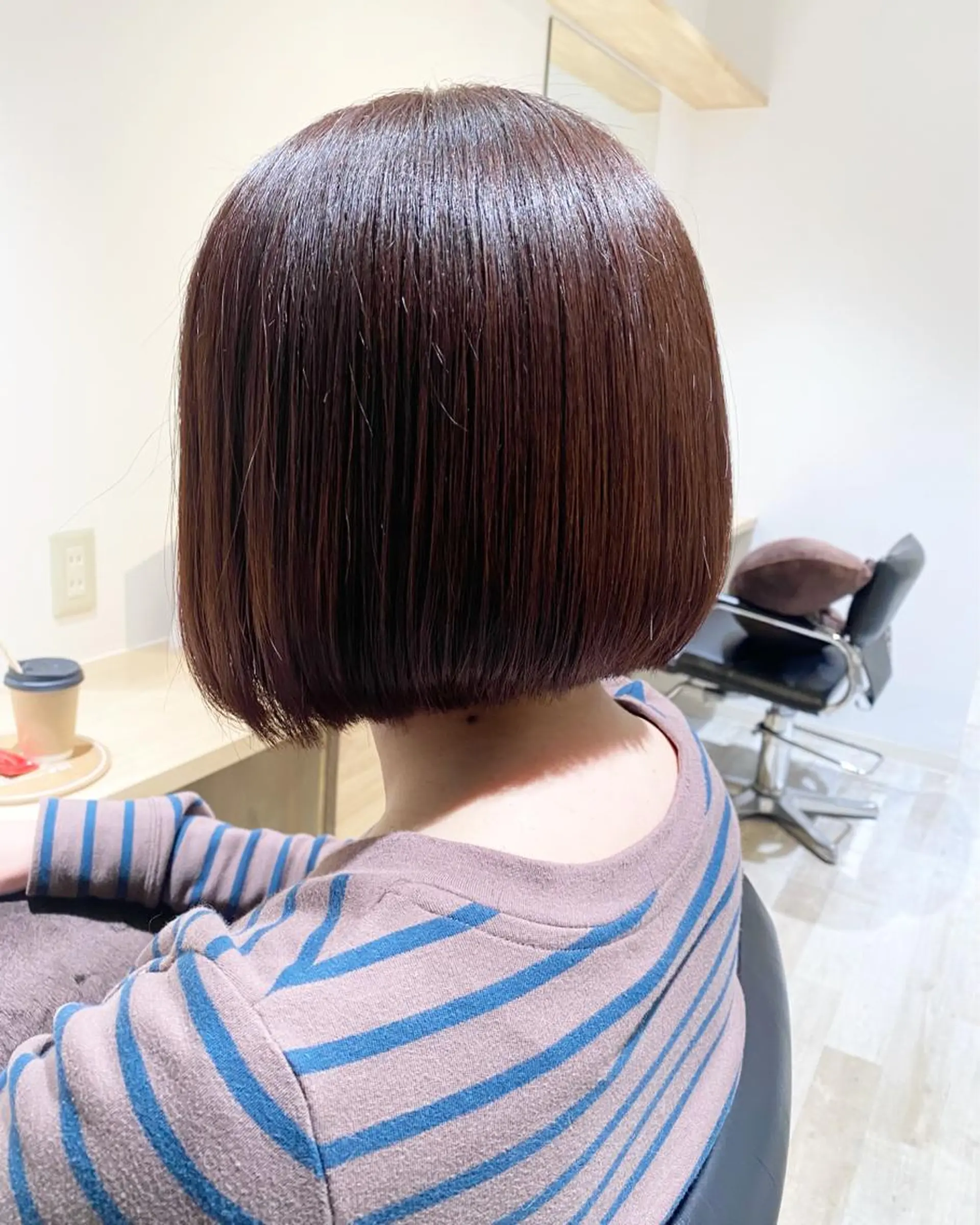 ミディアム 髪質改善/オーガニッ クカラー/栞南のヘアスタイル