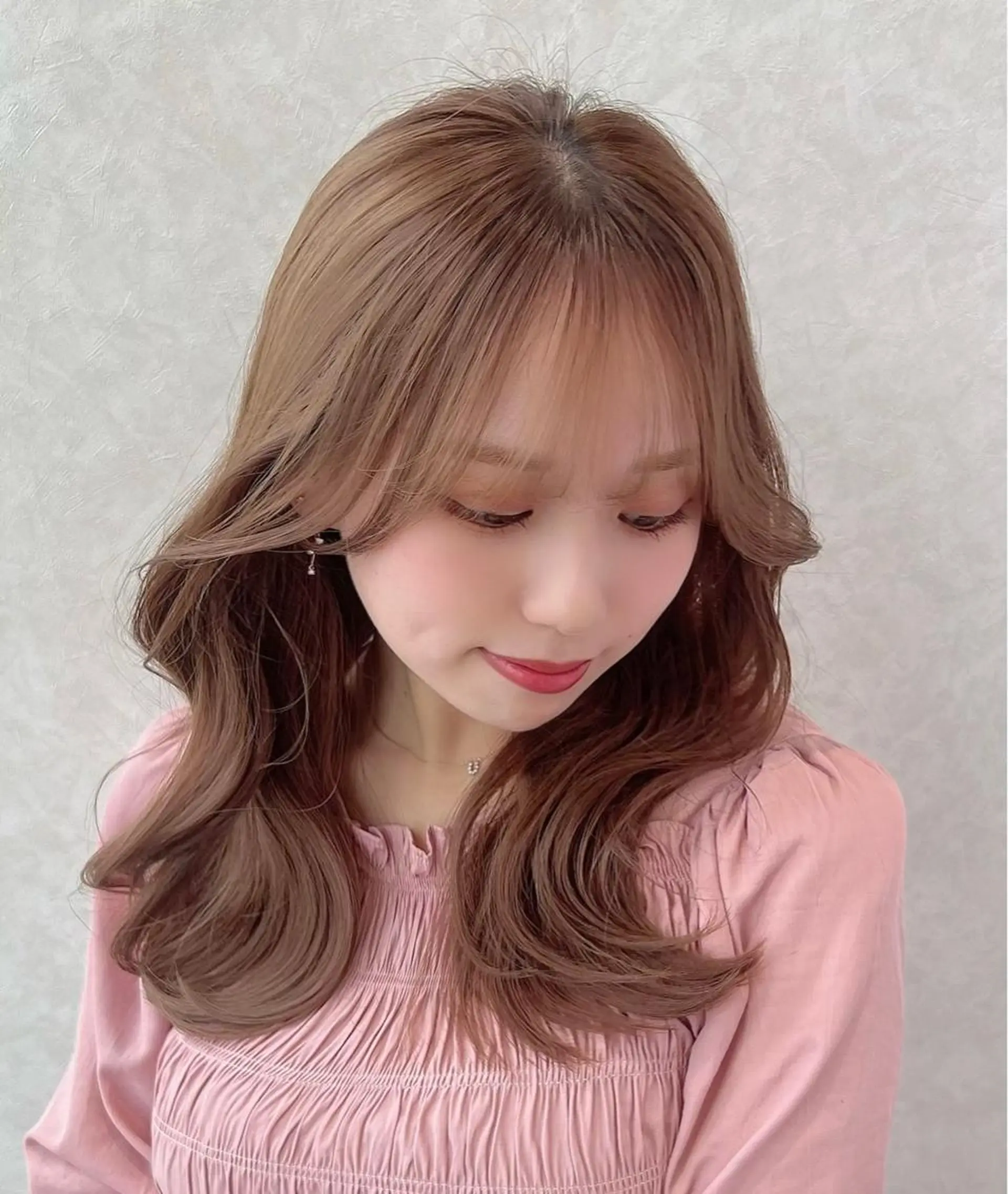 セミロング くびれヘア レイヤーカット ヘアカラー トリートメント 🧡くびれヘア/前髪 顔周り🧡久原結衣のヘアスタイル