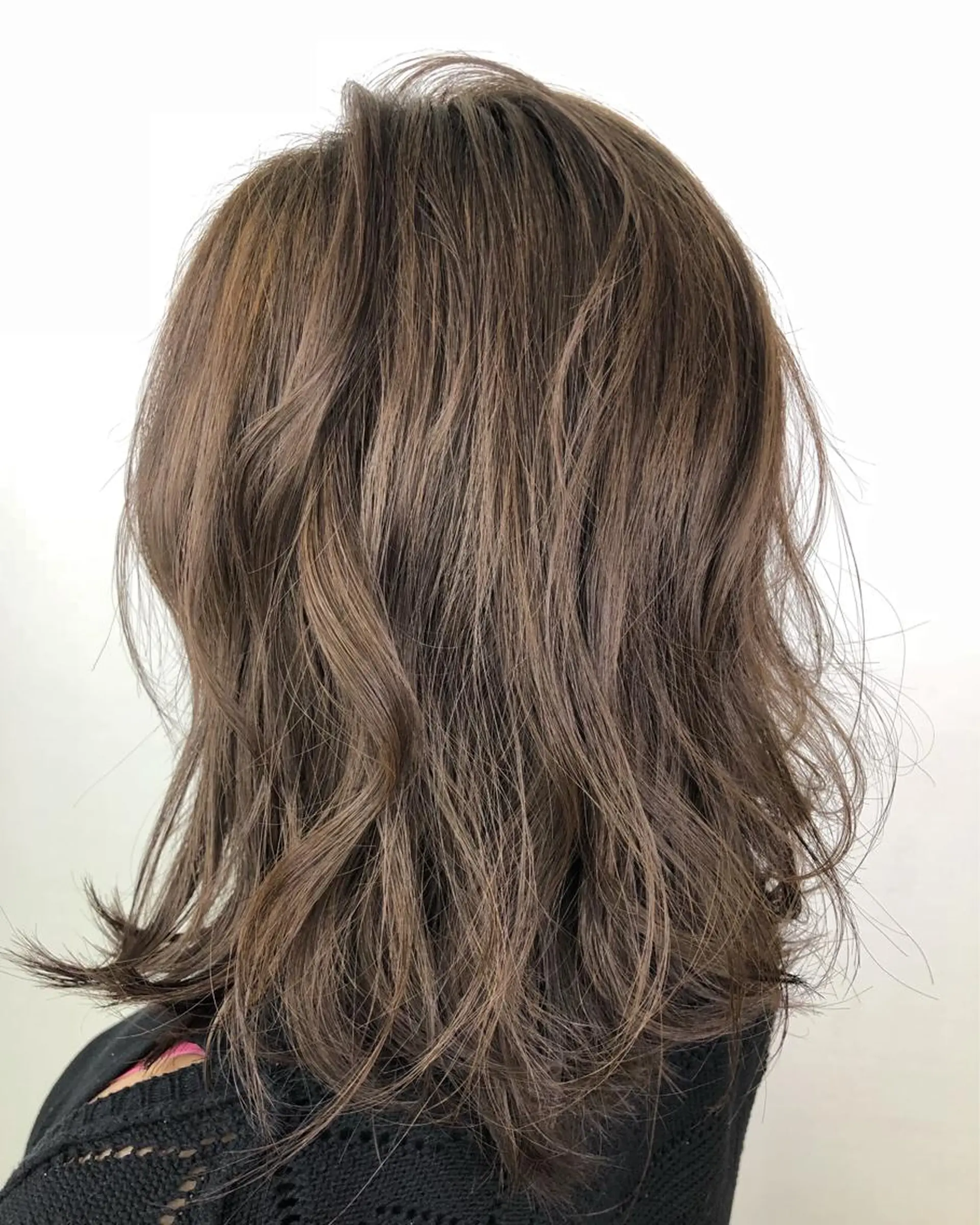 ミディアム カラー 透明感カラー イルミナカラー 透明感カラー✨ツヤ髪 廣畑昌志のヘアスタイル