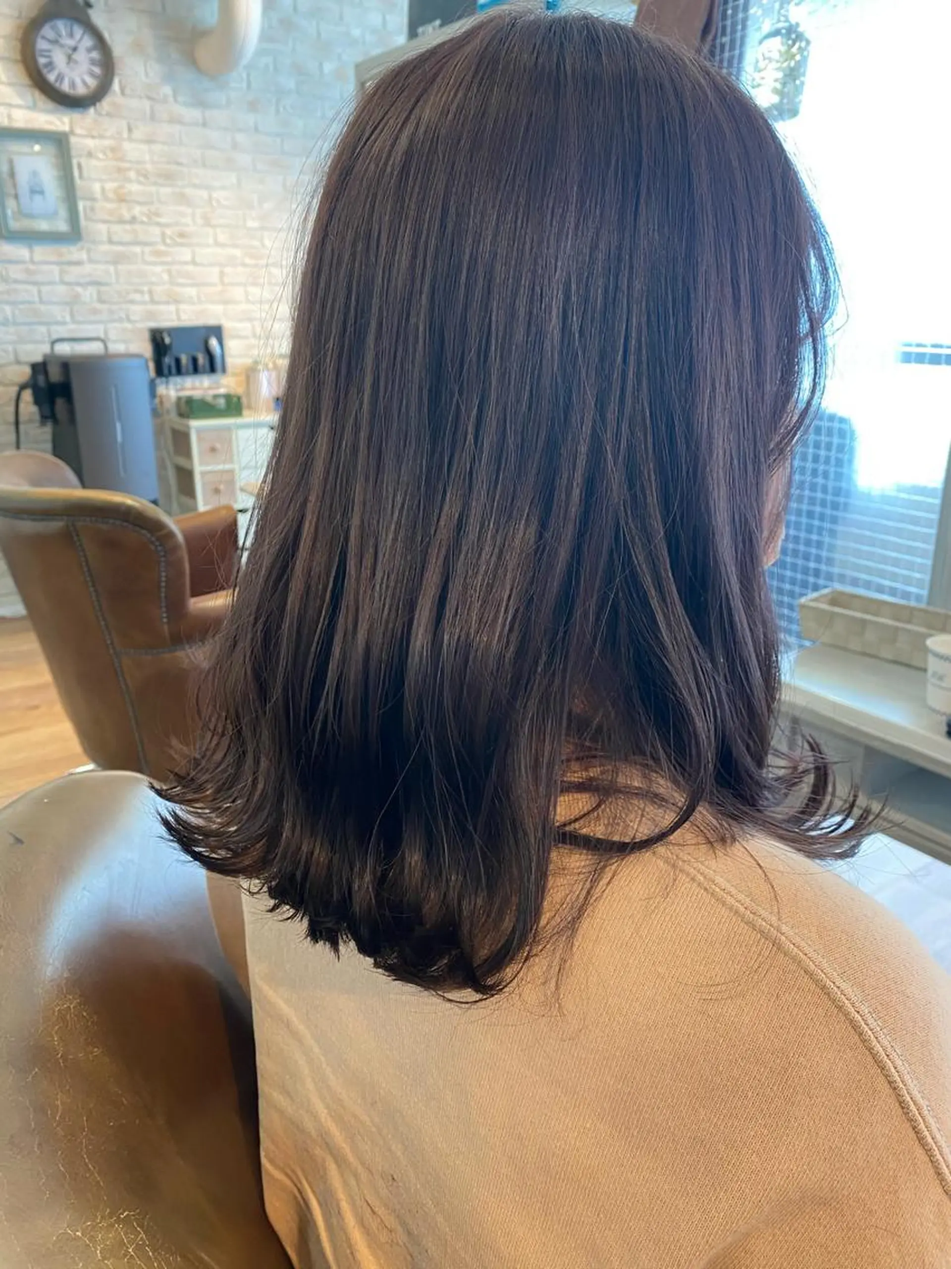 ミディアム カラー カット ヘアカラー アンソニー ショウゴのヘアスタイル