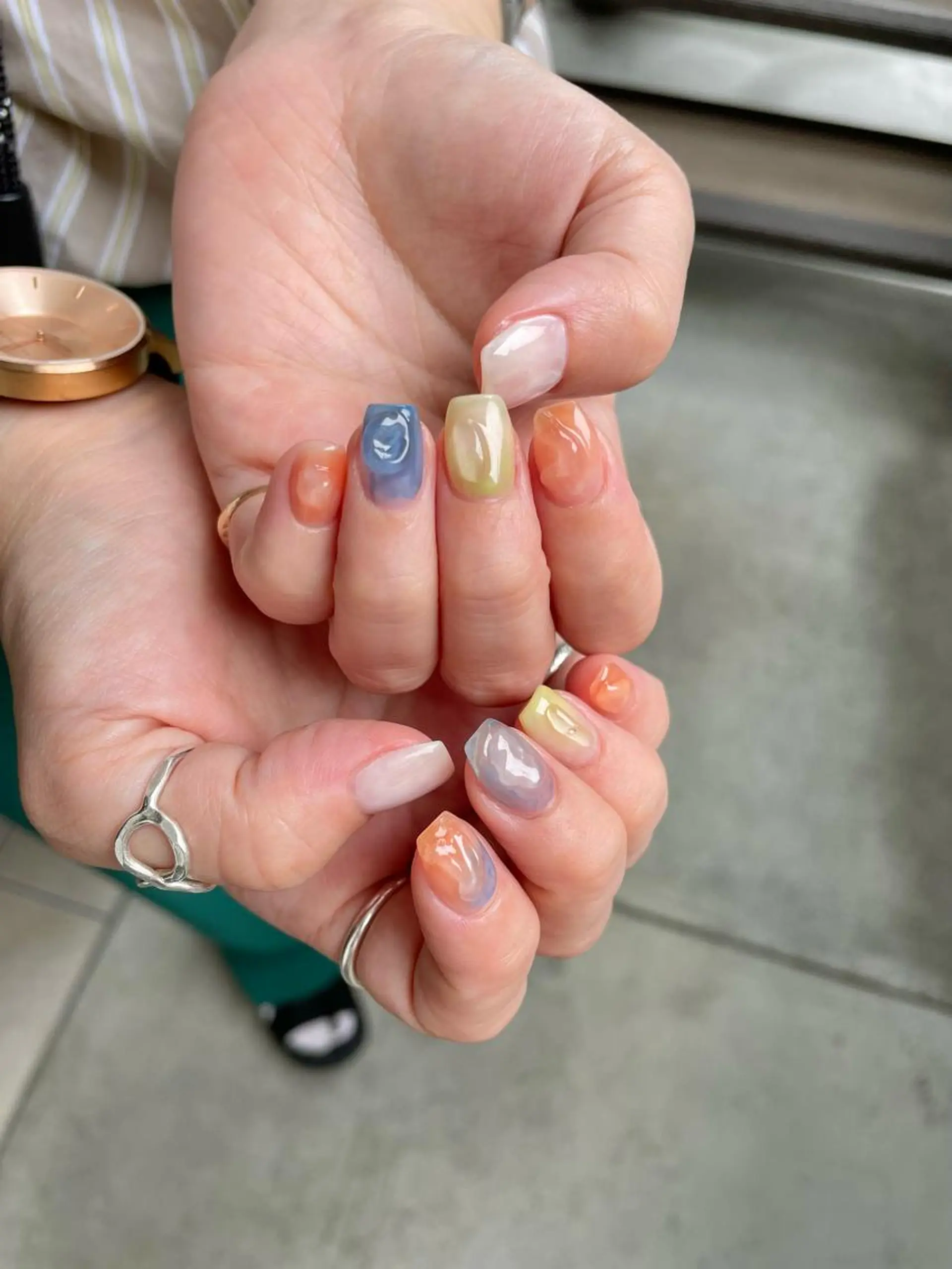 ネイル ハンドネイル Radia bykaonailsのネイルデザイン