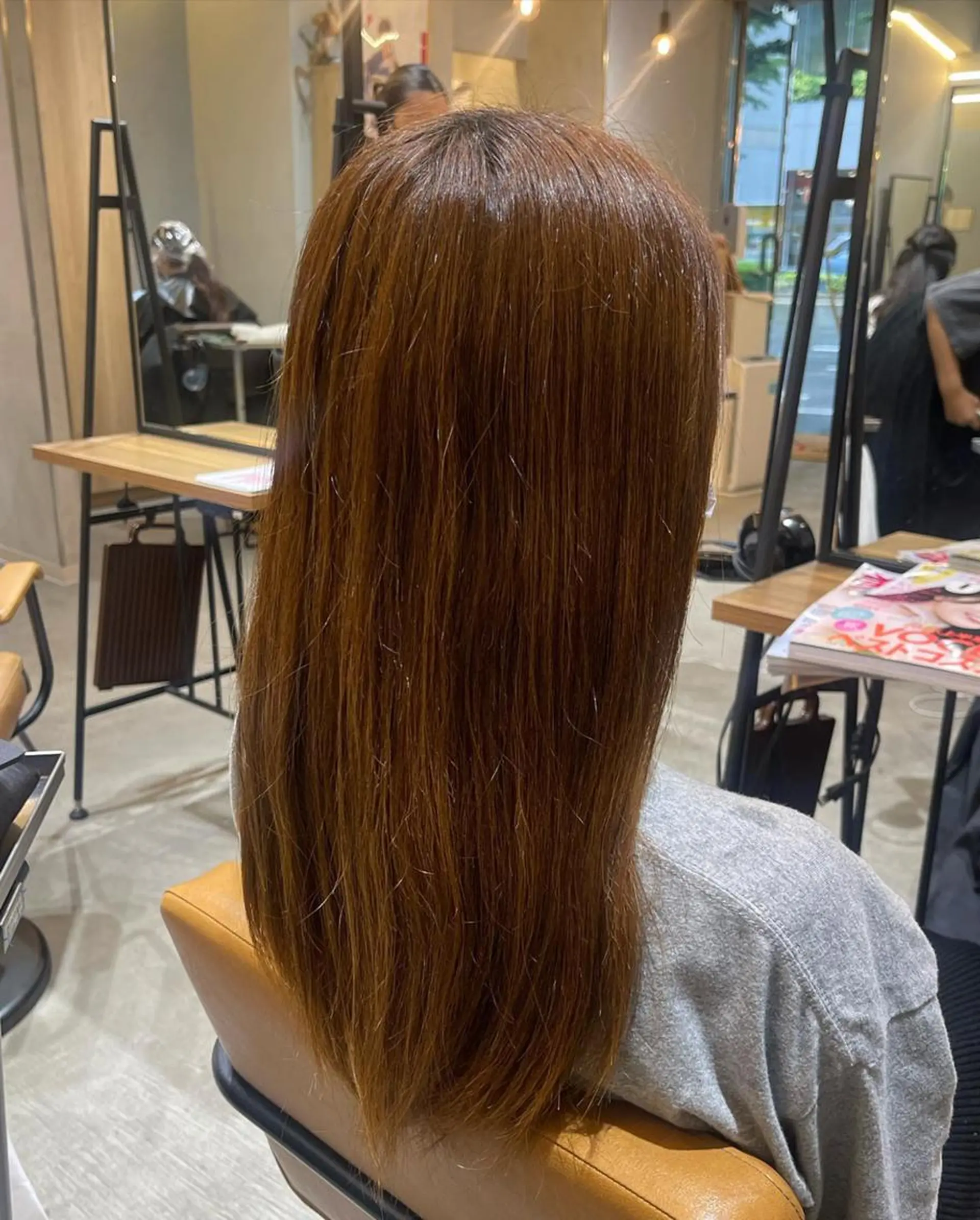 ミディアム カラー ヘアアレンジ ベージュカラー 黒髪 インナーカラー 髪質改善 似合わせカット ❥【韓国風ヘア】 stylist 林❥のエステ・リラクイメージ
