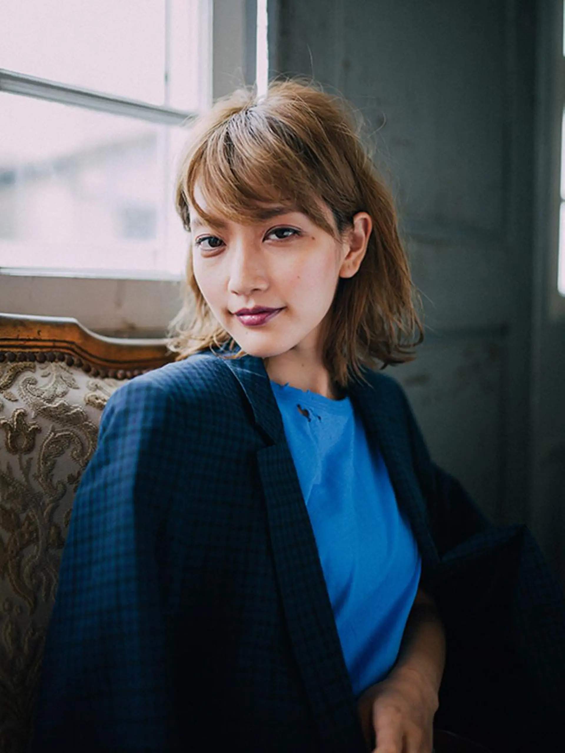ミディアム パーマ 髪質改善NO.1🥇 蒲澤🏆のヘアスタイル