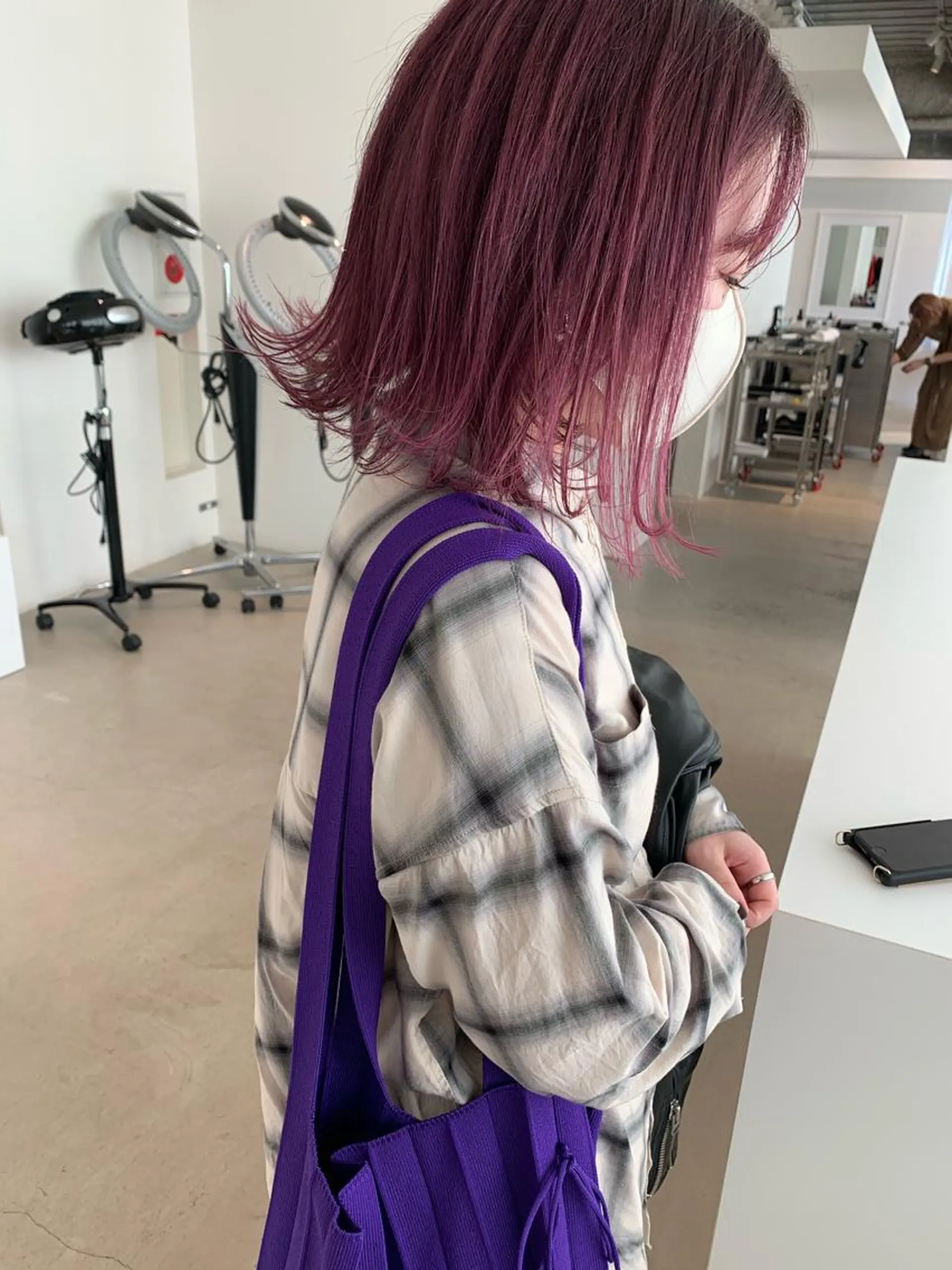 ミディアム カラー ANY／SUE 千葉パーマのヘアスタイル