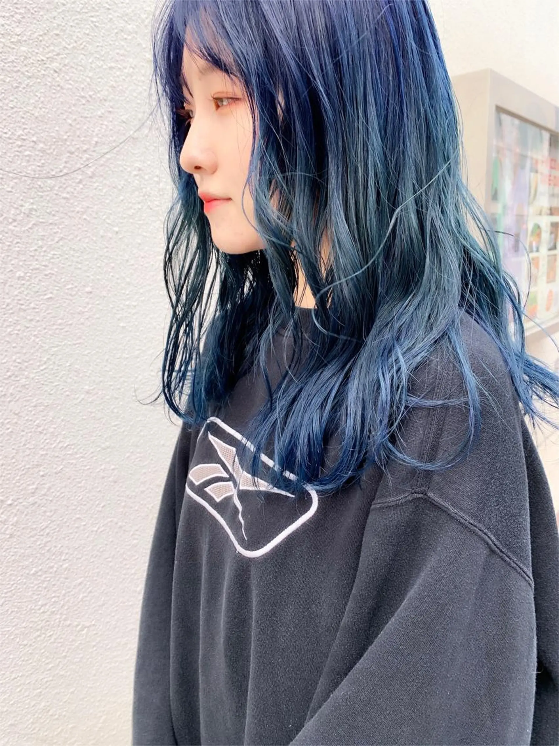 ロング カラー ブルーカラー グラデーションカラー カット ヘアカラー トリートメント tension 【テンション】のヘアスタイル