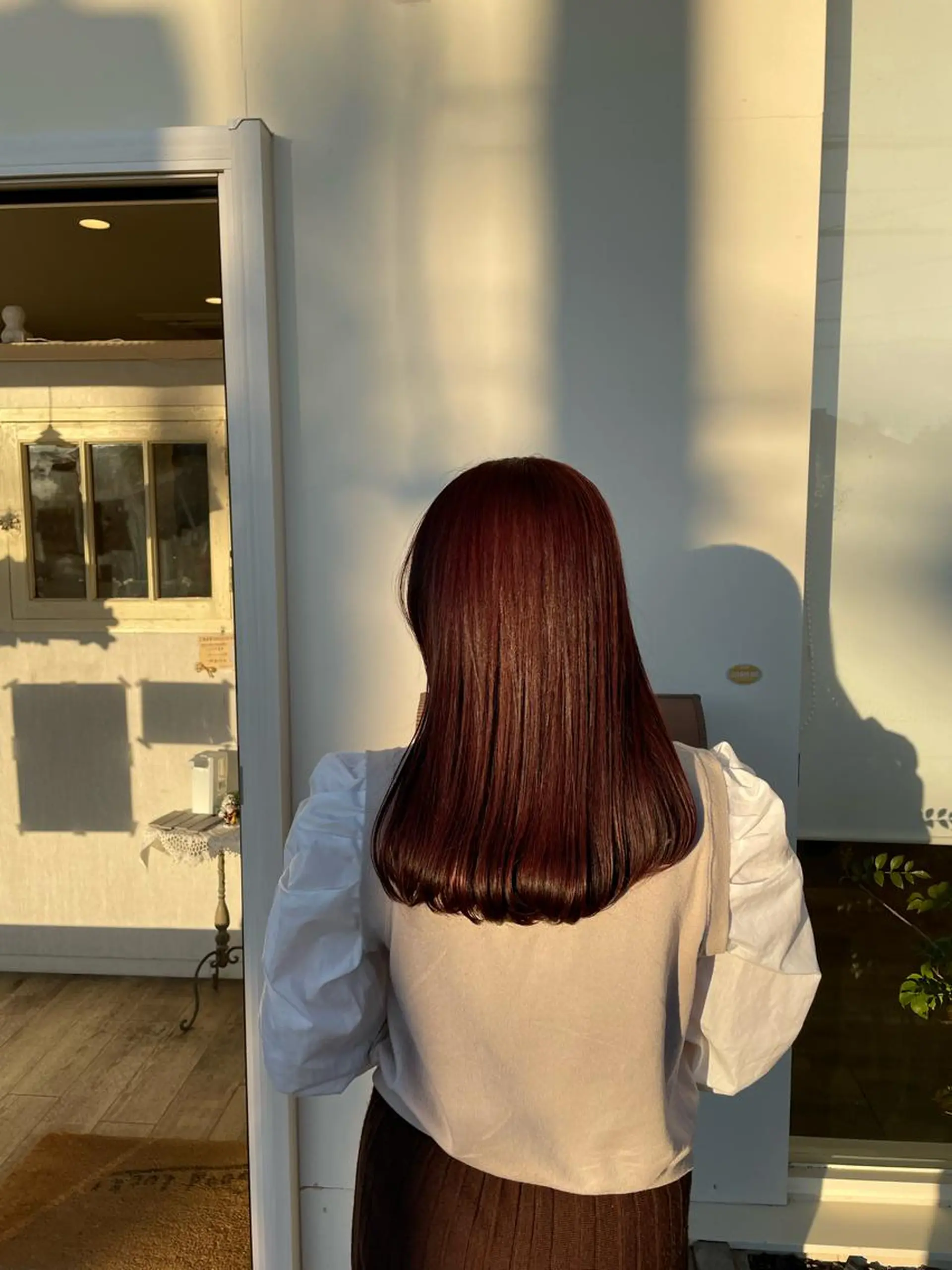 ロング カラー ヘアカラー 新地 咲綾のヘアスタイル