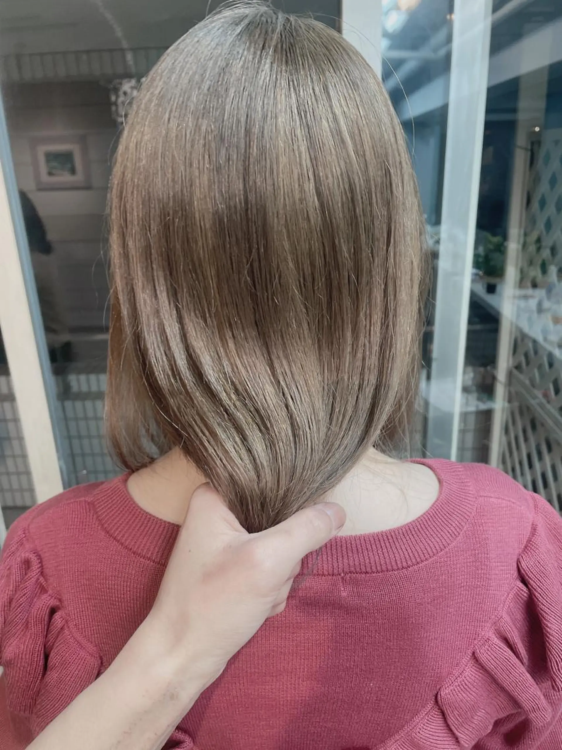 ミディアム salowin 原宿店所属・髪質改善ULTOWA 縮毛矯正モリムラのヘアスタイル