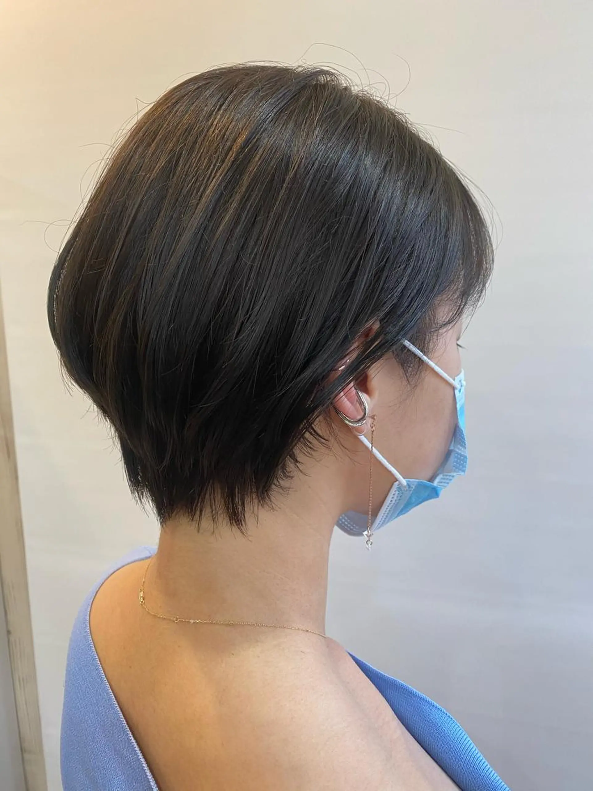 ショート アッシュ ショートヘア カット 藤野 陵平のヘアスタイル