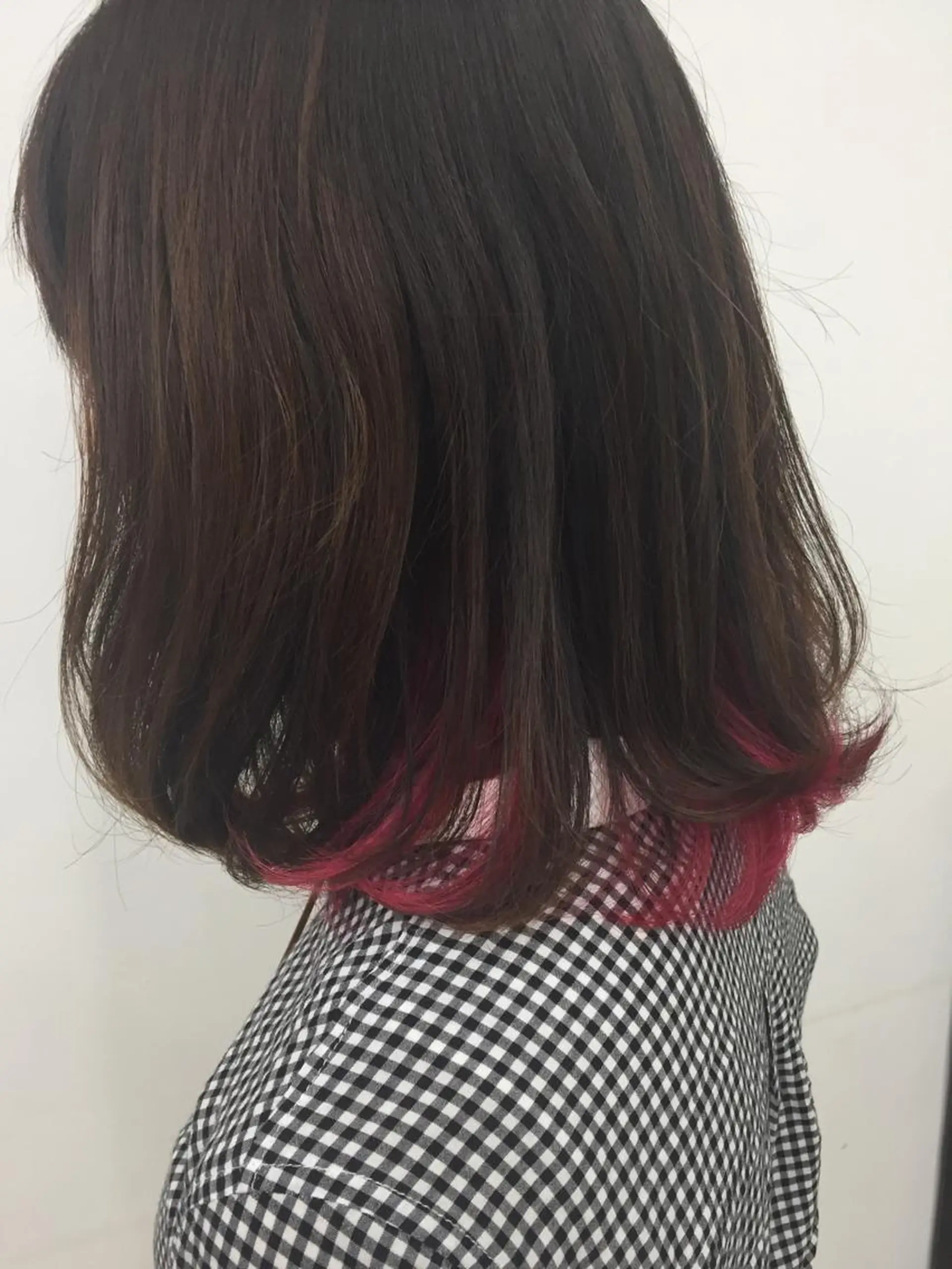 ミディアム カラー デザインカラー 岩崎 裕司のヘアスタイル