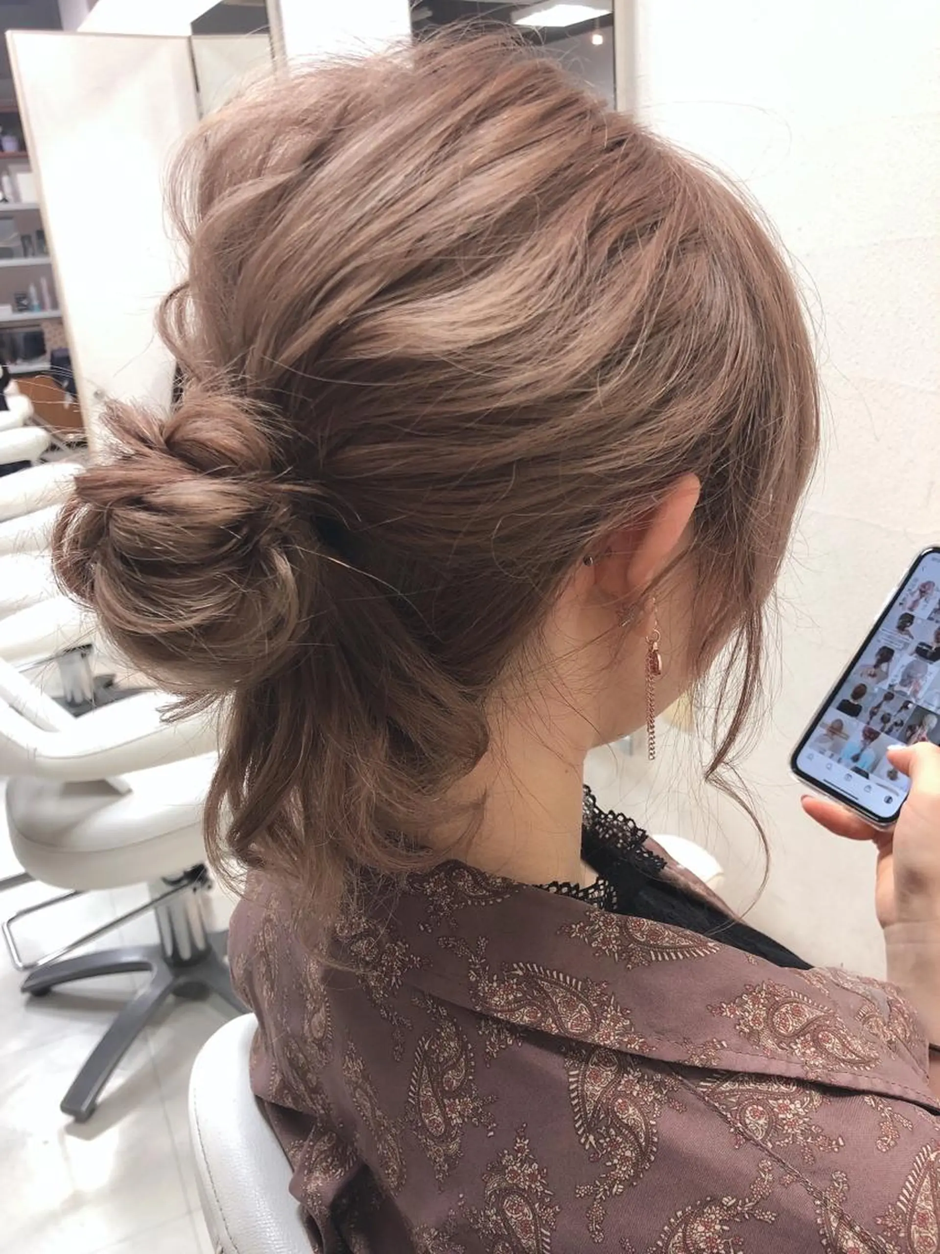 ヘアアレンジ カット トリートメント 阿部 美咲のヘアスタイル