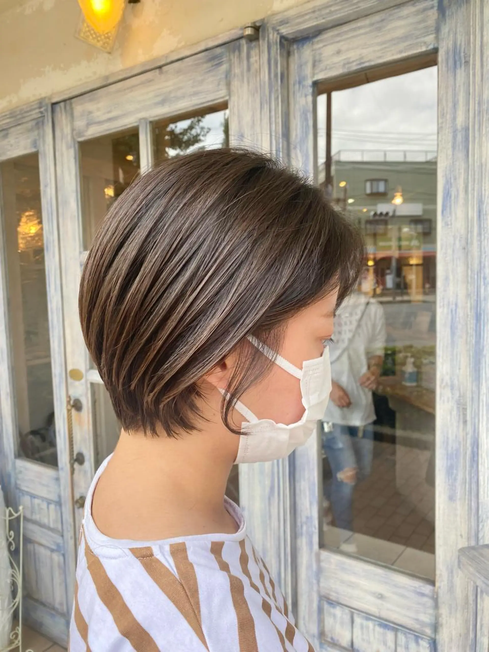 ショート ショートヘア カット エイミーバイアフロート所属・Kasuga Sayuriのヘアスタイル