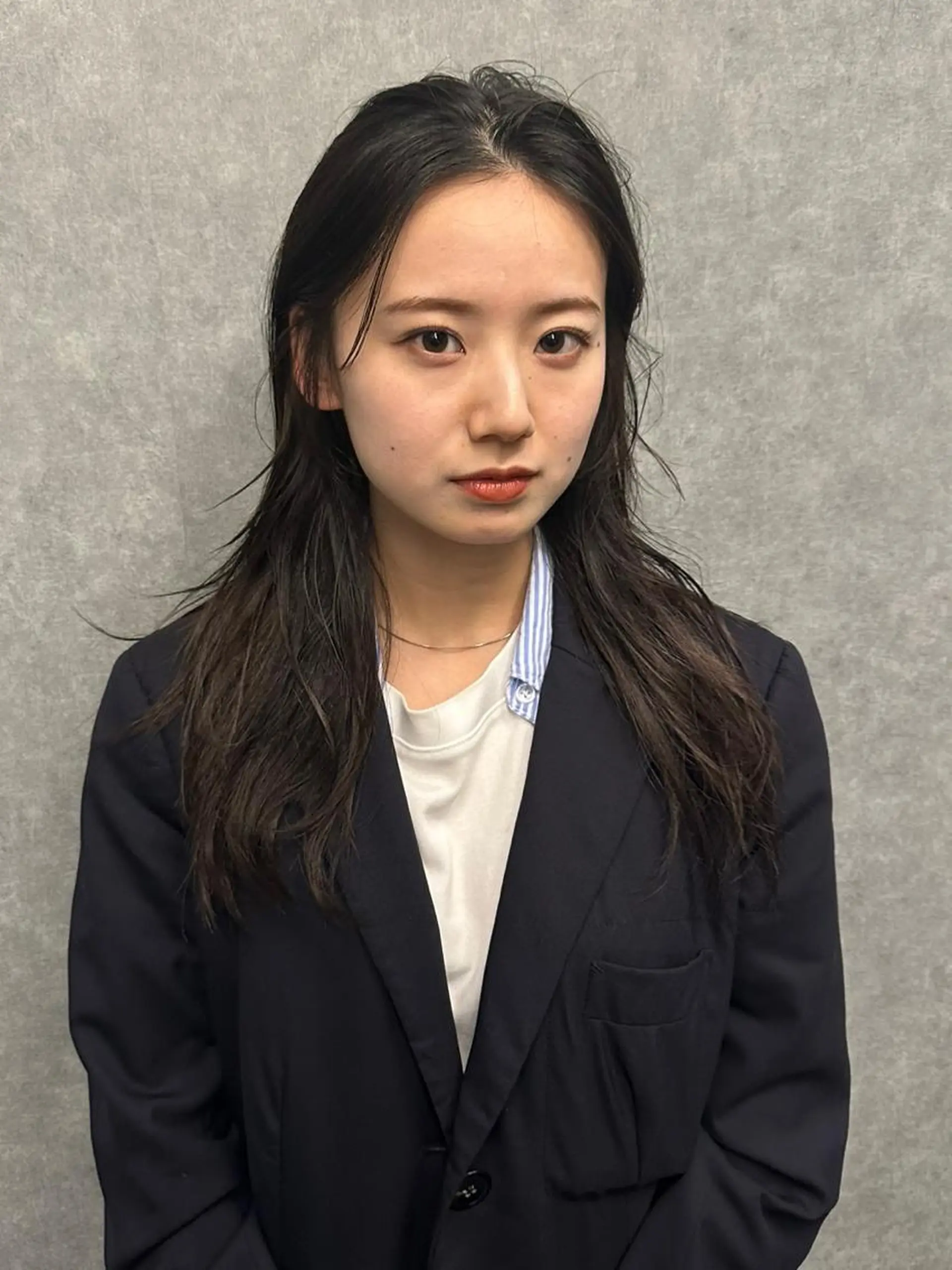 セミロング 古沢 新のヘアスタイル