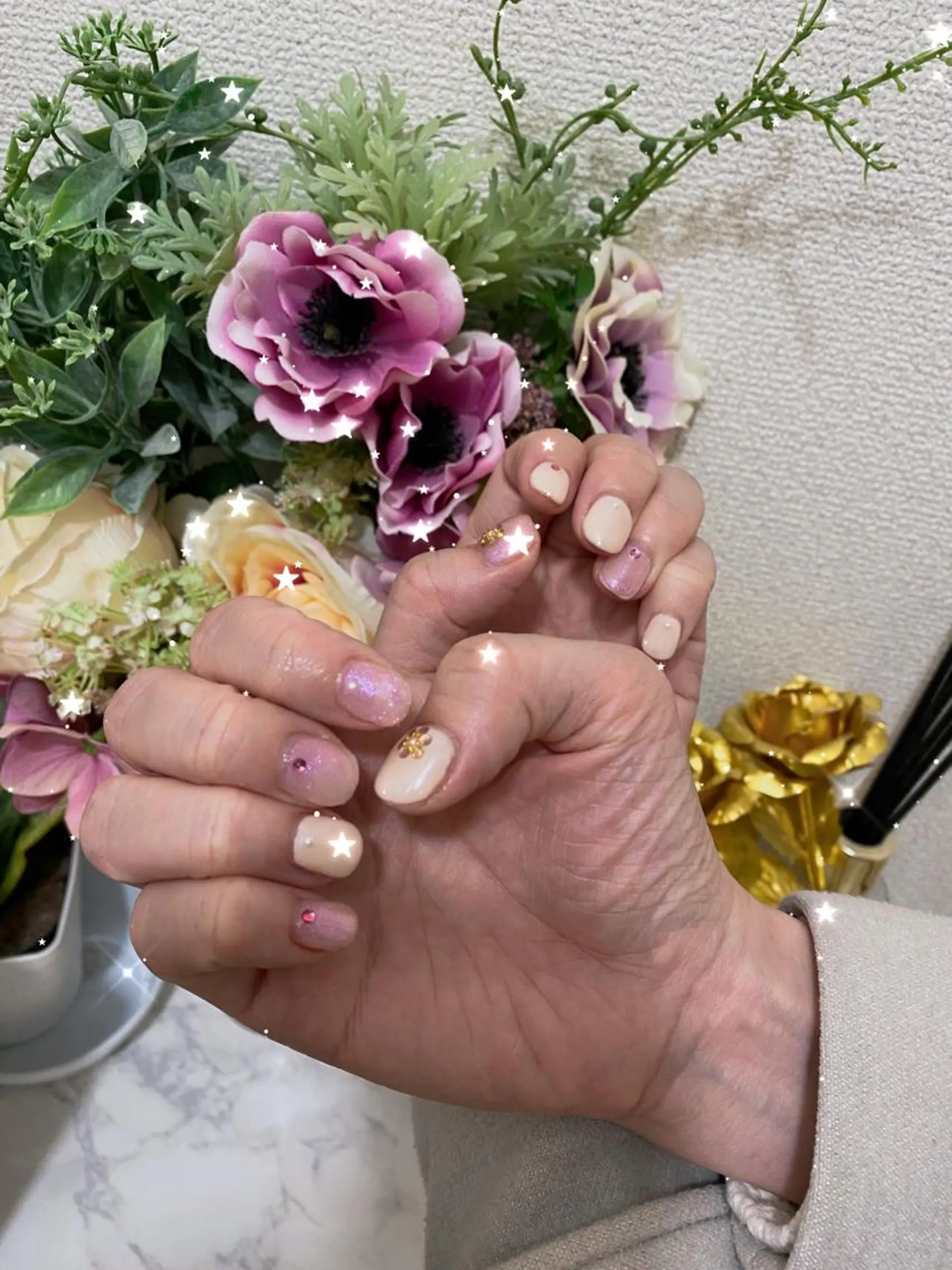 ネイル salon Ange 五反田店所属・アンジュ Sumiのネイルデザイン
