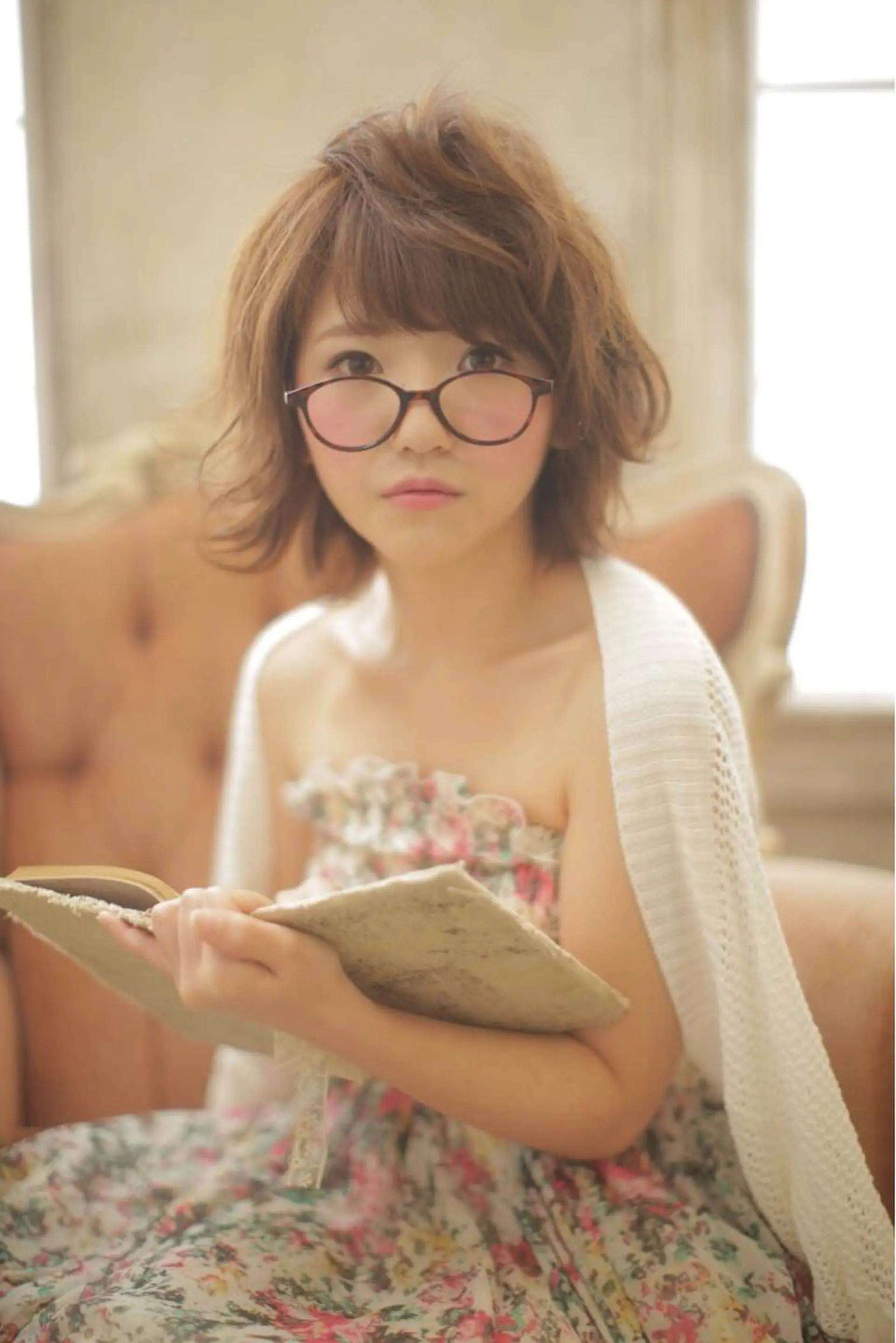 ショート ミディアム カラー パーマ ショートヘア _WHITE高槻所属・_WHITE高槻店 yusukeのヘアスタイル