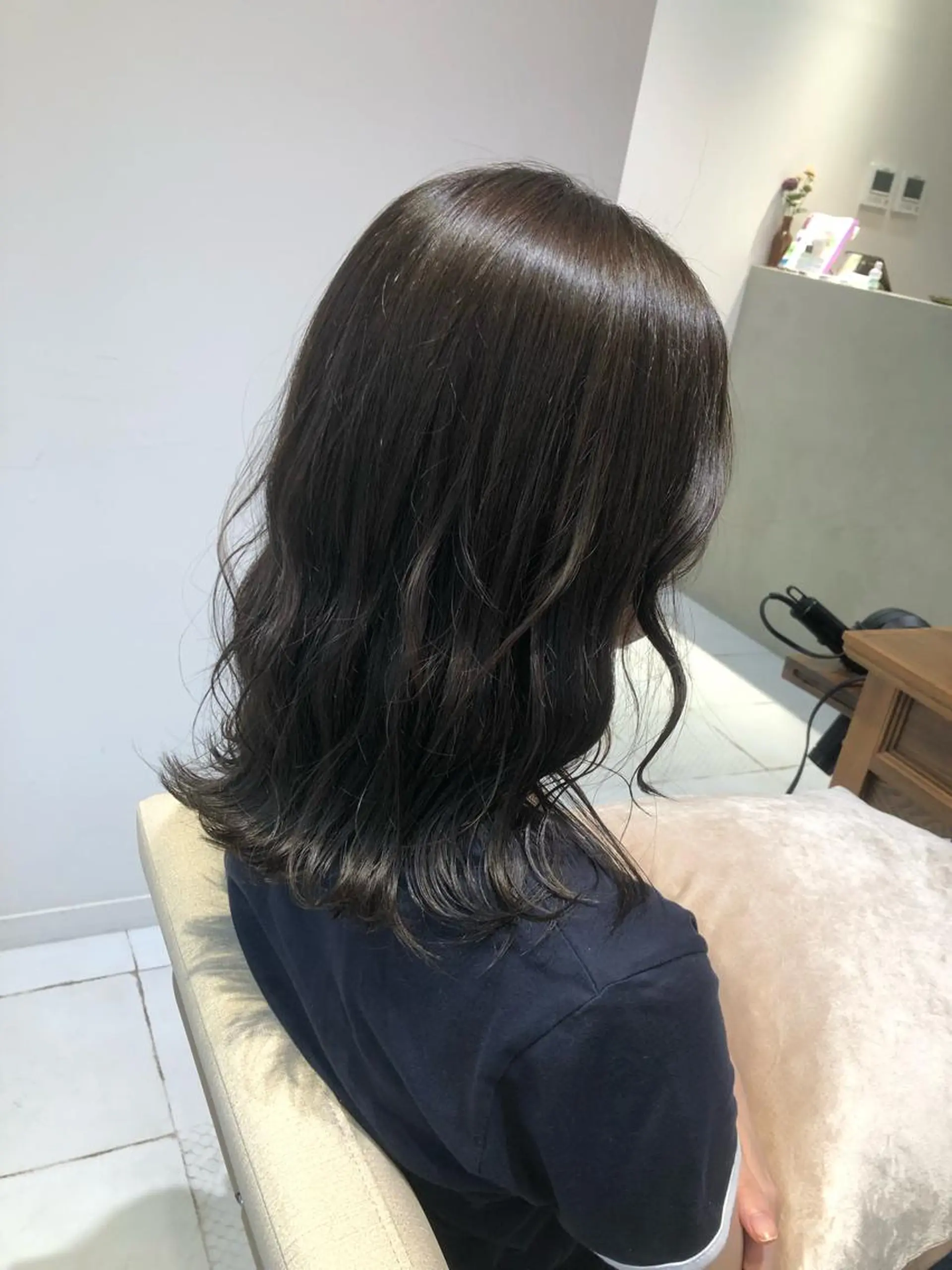 ミディアム カラー アッシュ オリーブアッシュ レイヤー/お顔まわり 暖色カラー🍑Amiのその他イメージ
