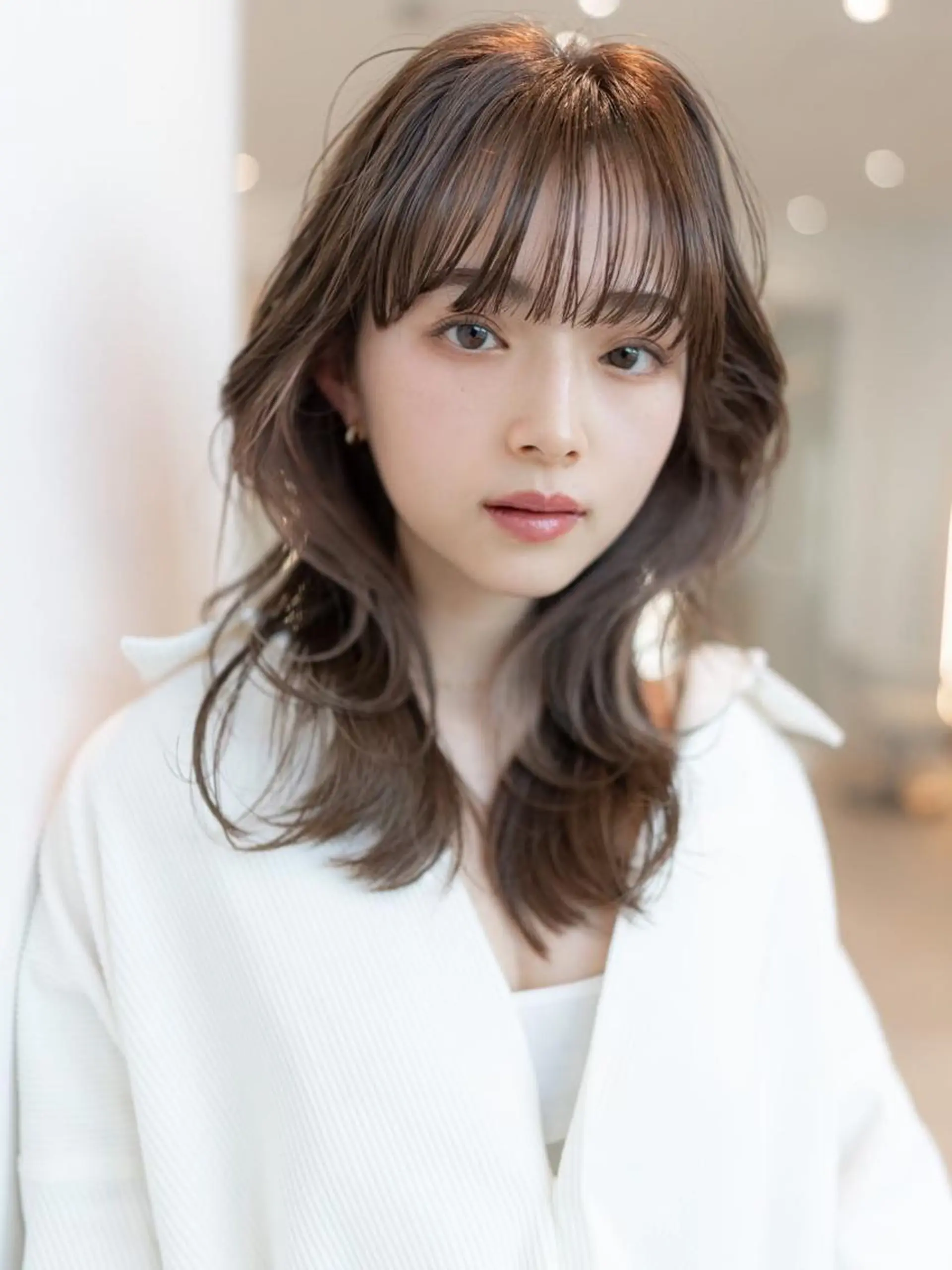 セミロング カラー メンズヘア/渋谷 /シースルーマッシュのヘアスタイル