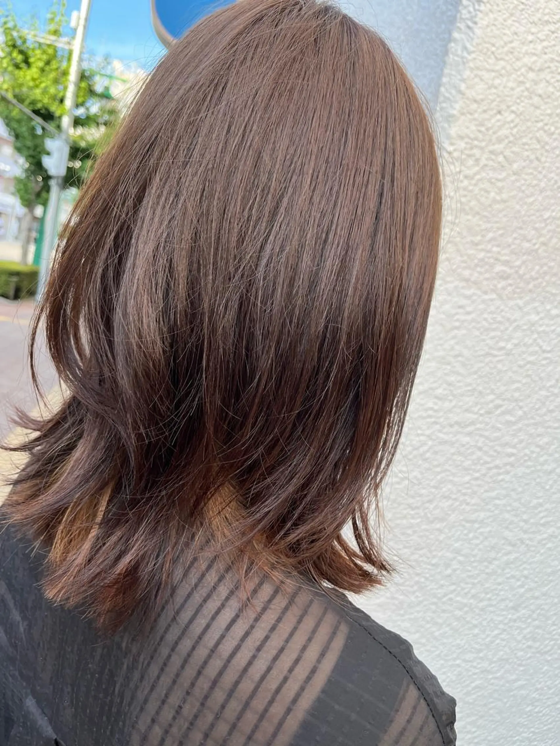 ミディアム レイヤーカット カット ヘアカラー サイトウ ナツキのヘアスタイル