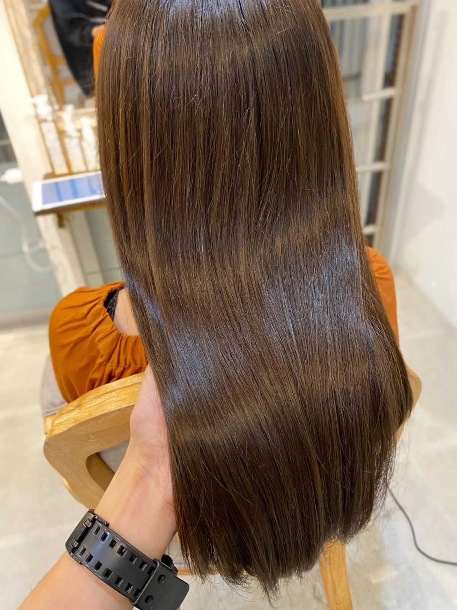 ロング カラー GO TODAY シェアサロン 渋谷sol店所属・モテ前髪 タゴメ シンヤのヘアスタイル