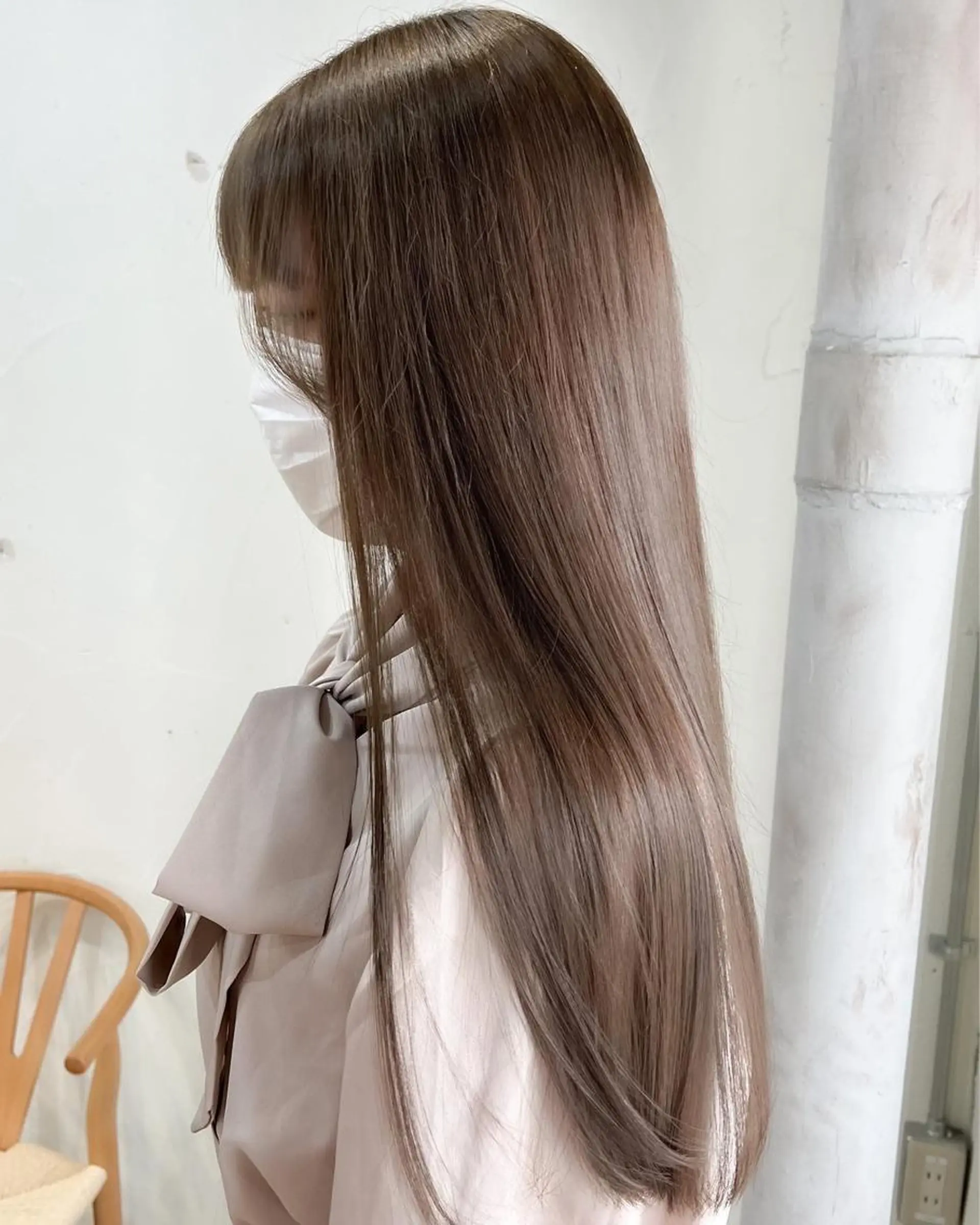 ロング カラー カット ヘアカラー ✨ブリーチなし透明感 カラー✨松村 潤のヘアスタイル