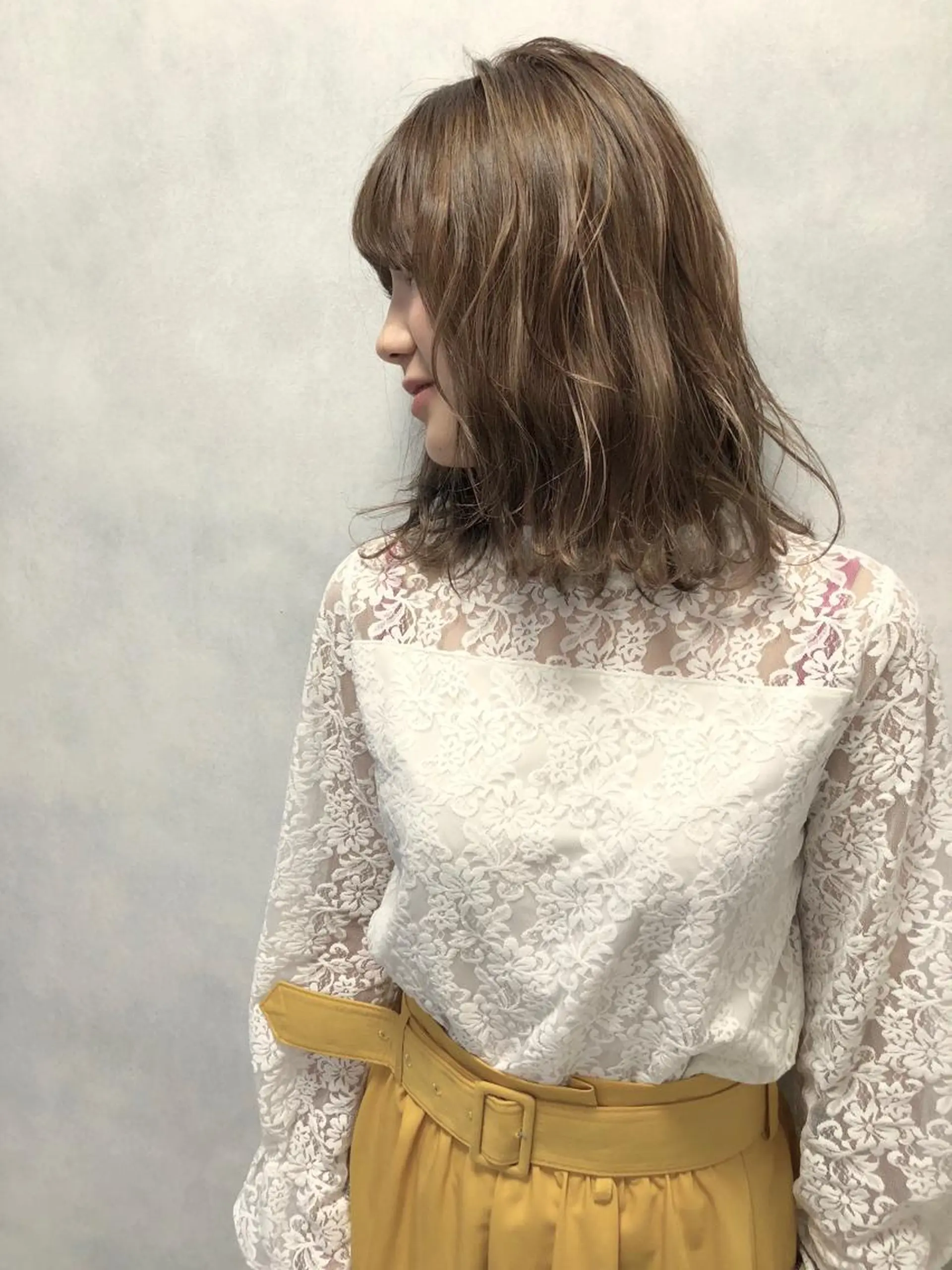 ミディアム ヘアカラー トリートメント 小澤大輔 YOLO hairのヘアスタイル