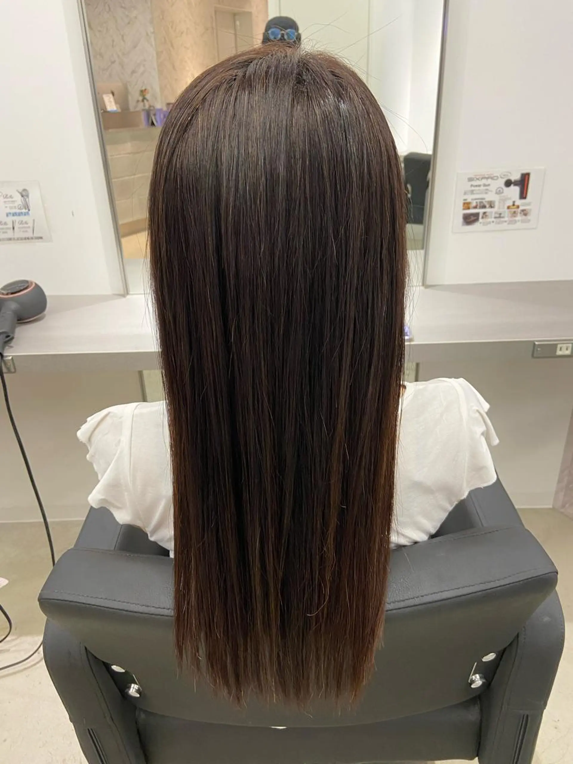 ロング くせ毛 髪質改善 カット 縮毛矯正 トリートメント EIGHT奥野 心太のヘアスタイル