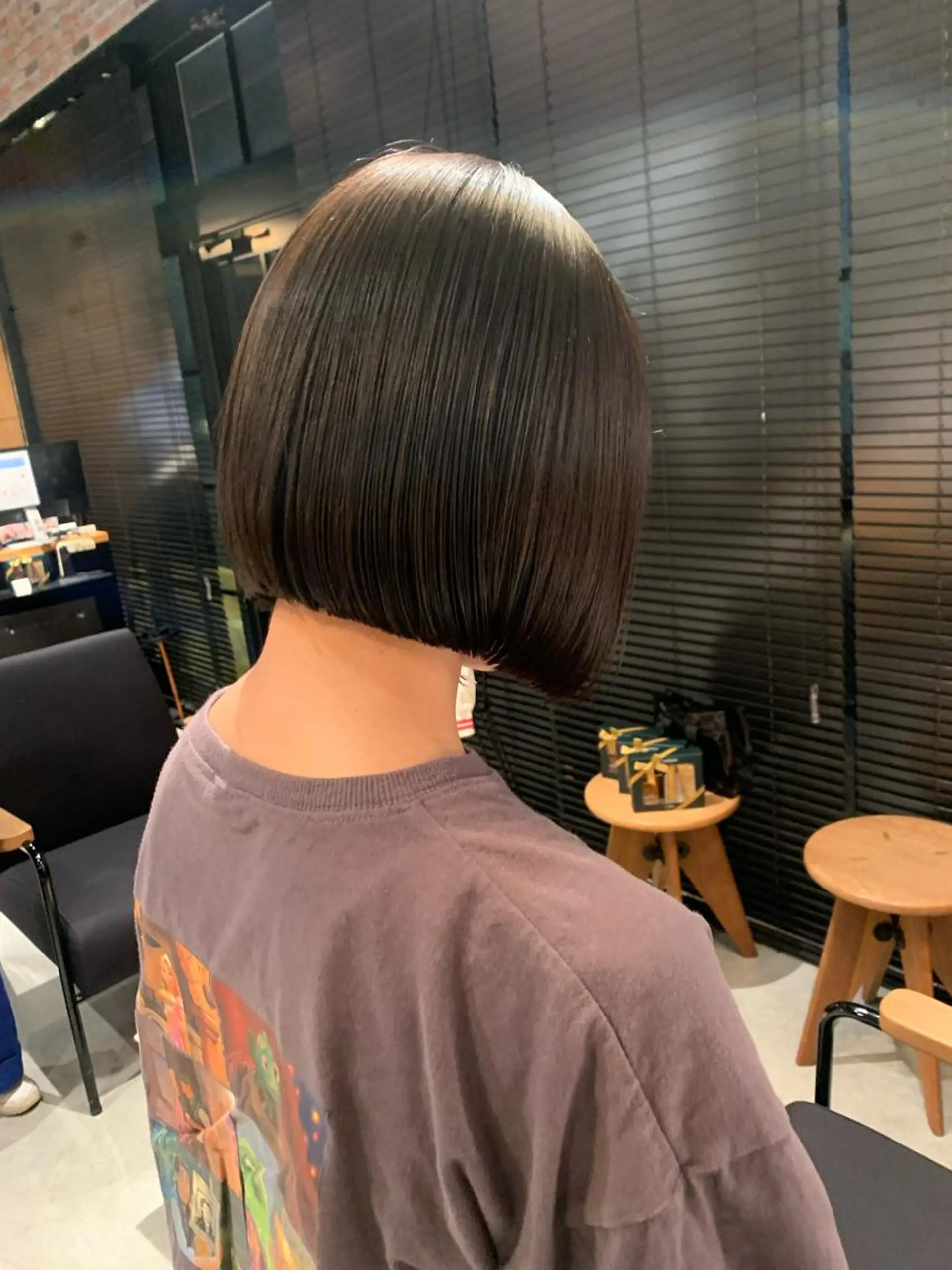 ショート ボブ 藤田 明輝のヘアスタイル