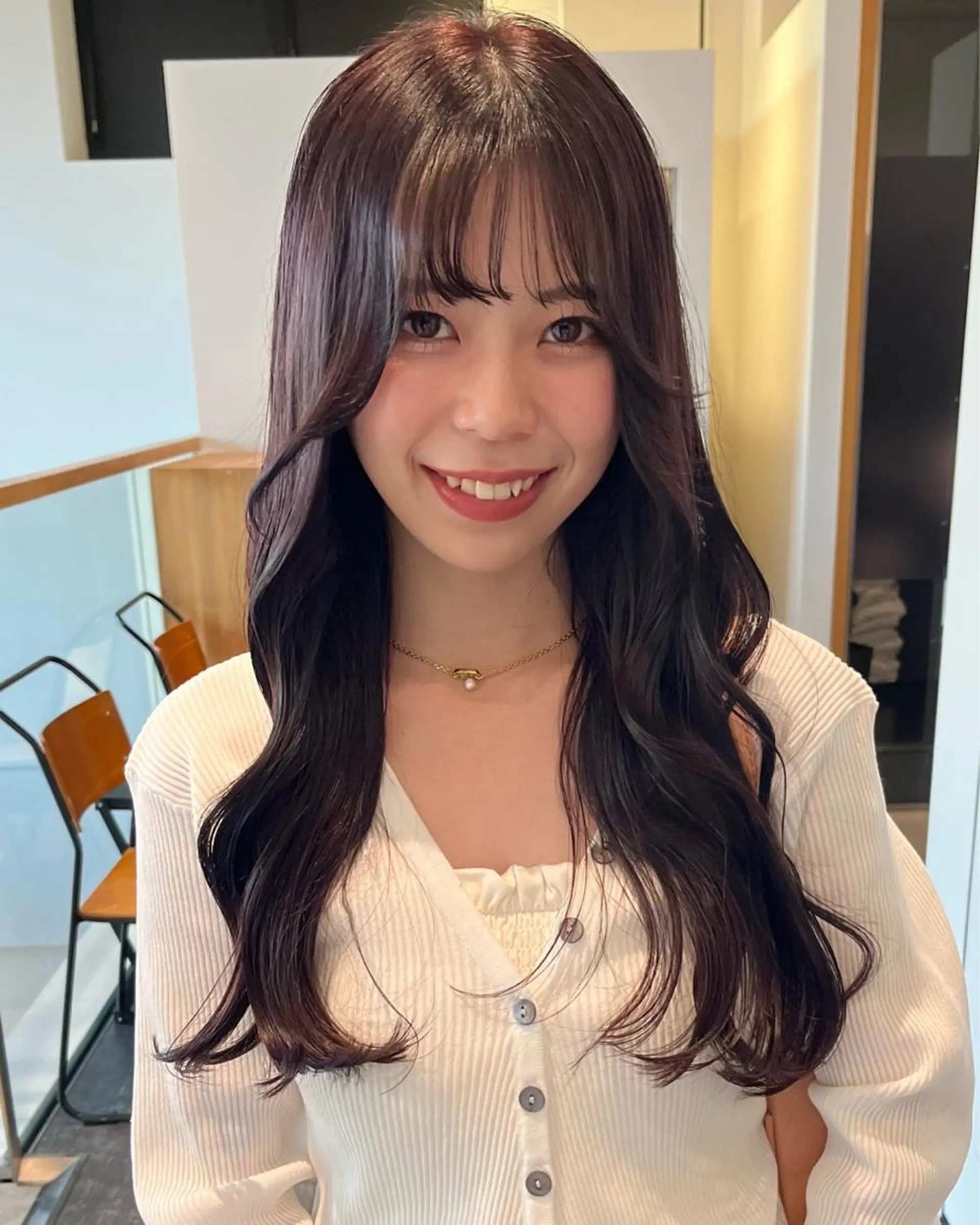 ロング カラー classic 新横浜所属・大人girly🛋️ 🤍yukakoのヘアスタイル