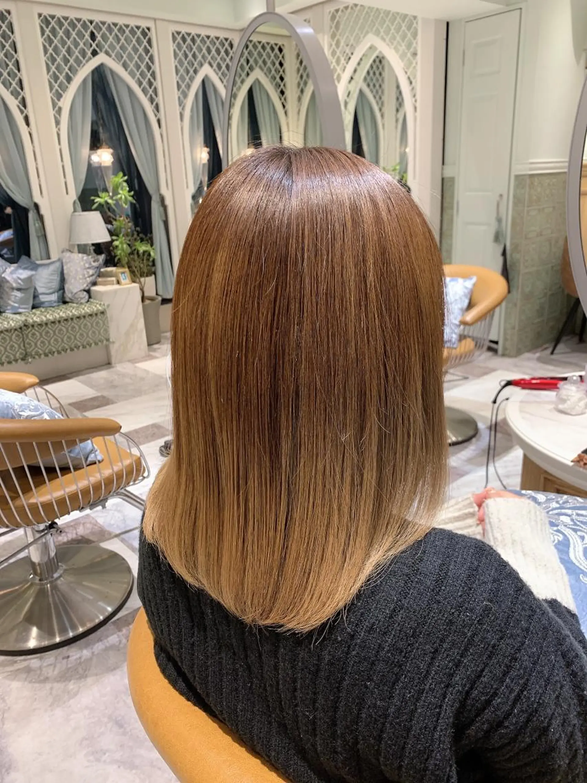 レイヤーカット/ 顔周り 五島巨幹のヘアスタイル