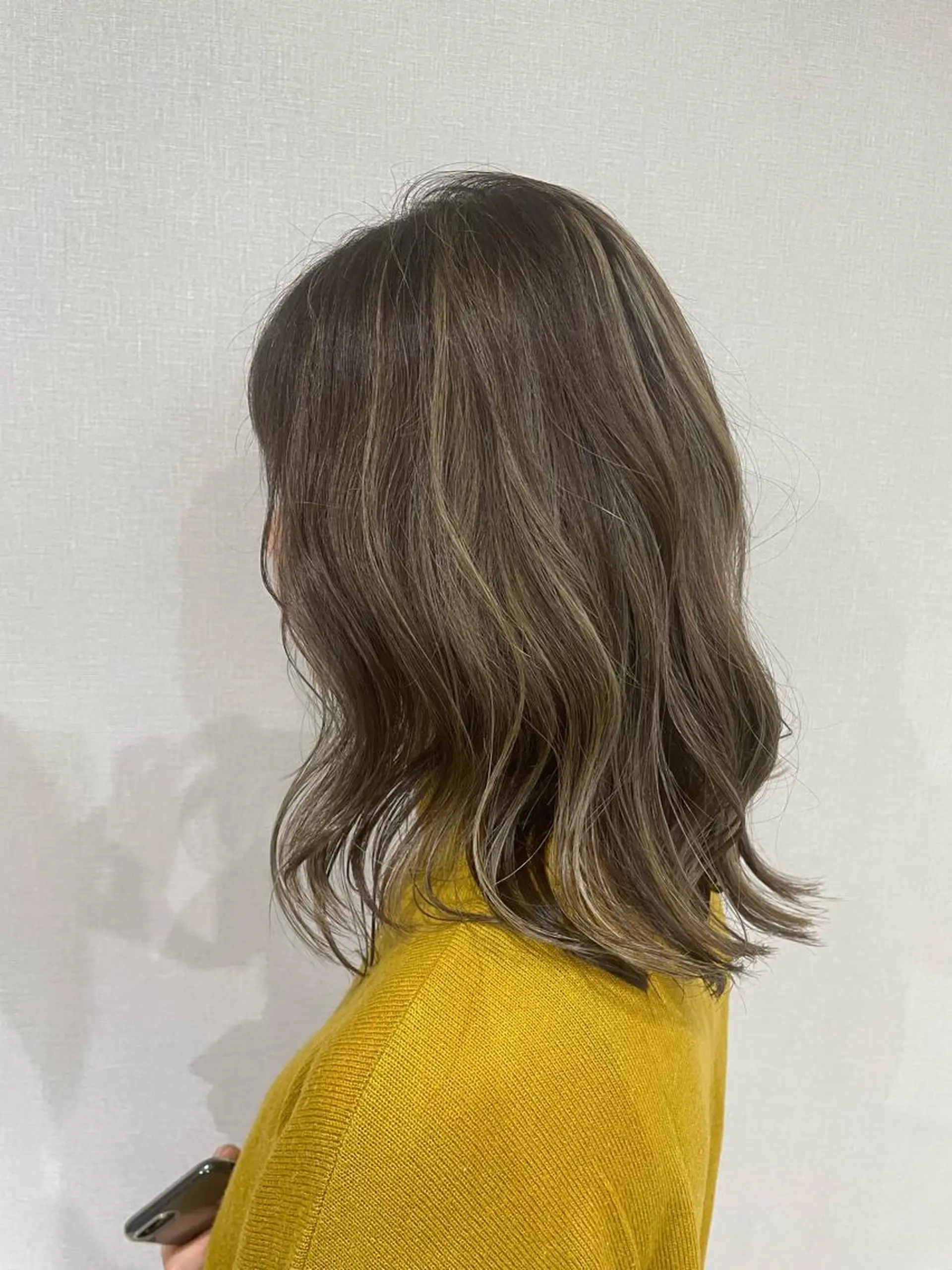 ミディアム カット ヘアカラー トリートメント hair salon rita 野々市所属・中野 幹也のヘアスタイル