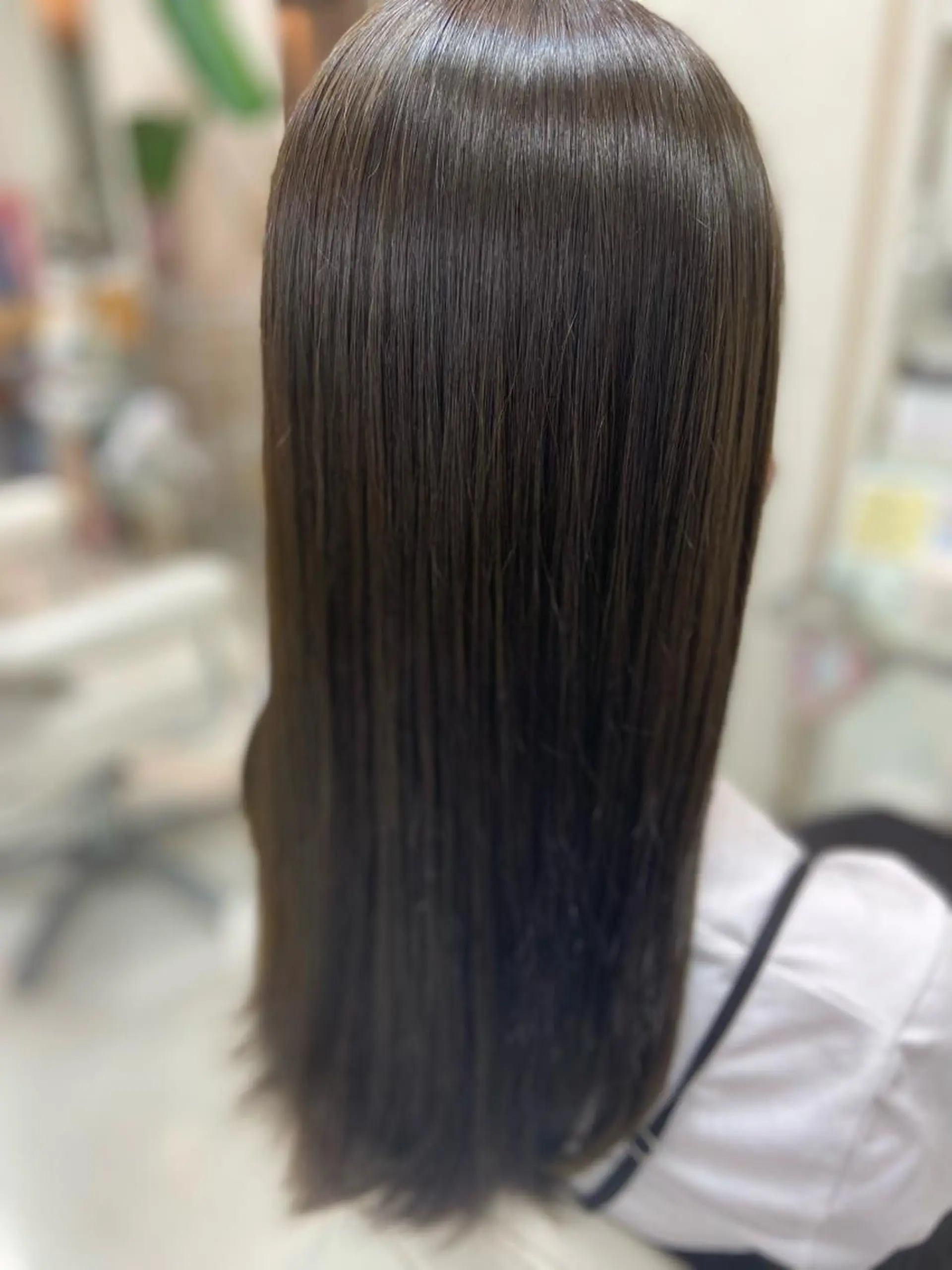 セミロング カラー 菊地 美憂のヘアスタイル