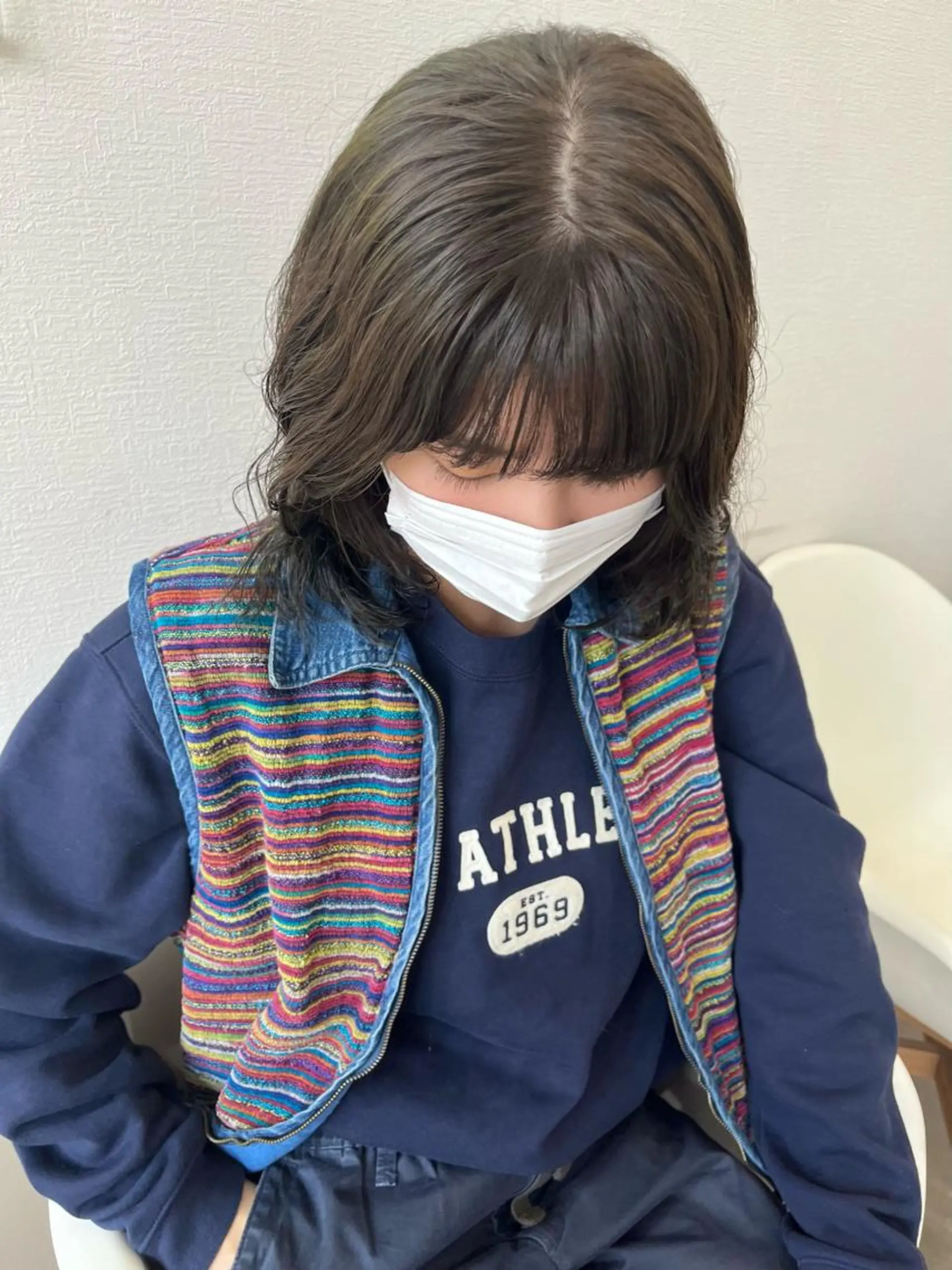 ミディアム カラー カット ヘアカラー トリートメント 🌼sunc HINAMI🌼のヘアスタイル