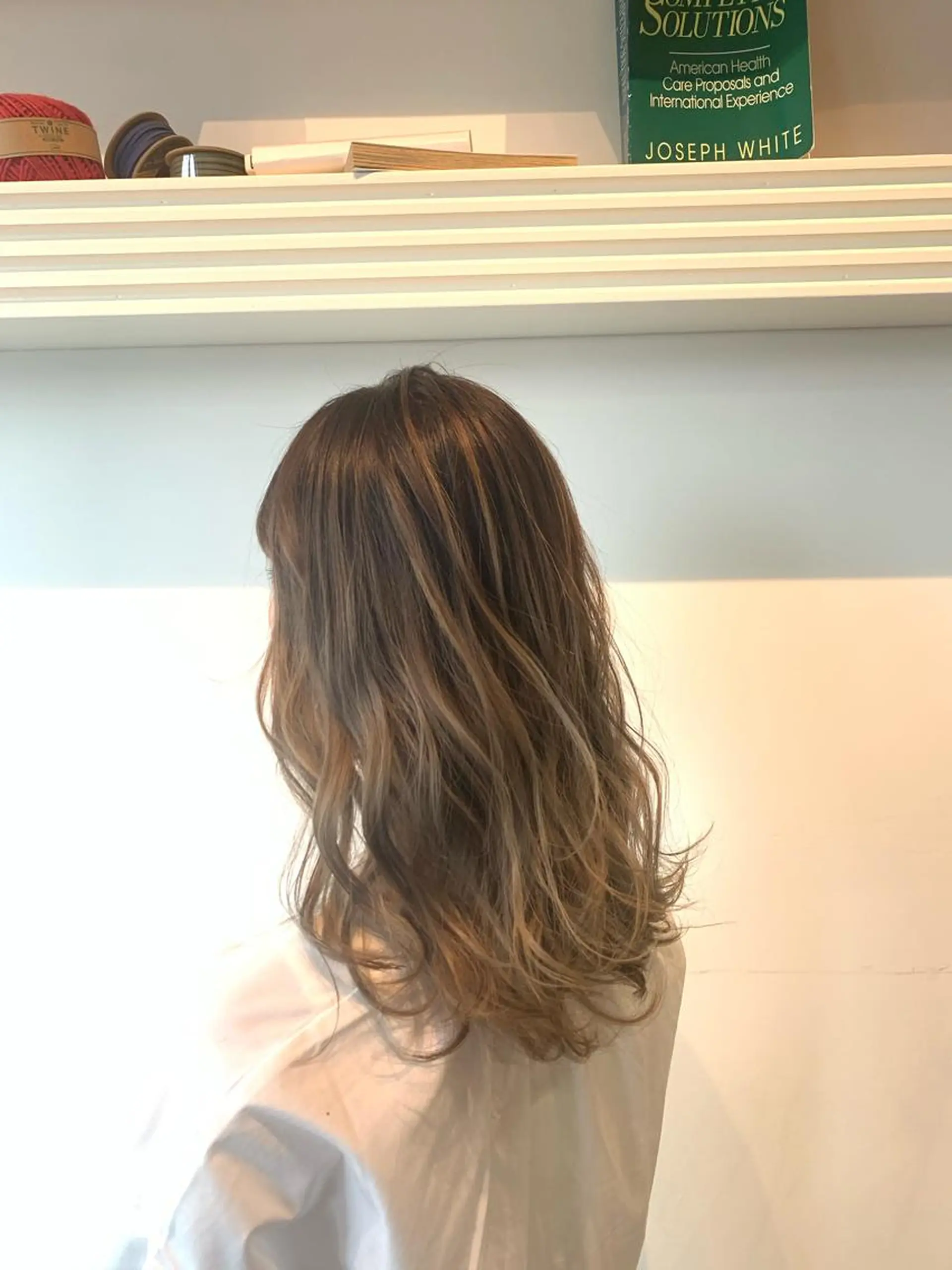 セミロング ヘアカラー トリートメント ヘッドスパ ヘアセット 山口 竣也のヘアスタイル