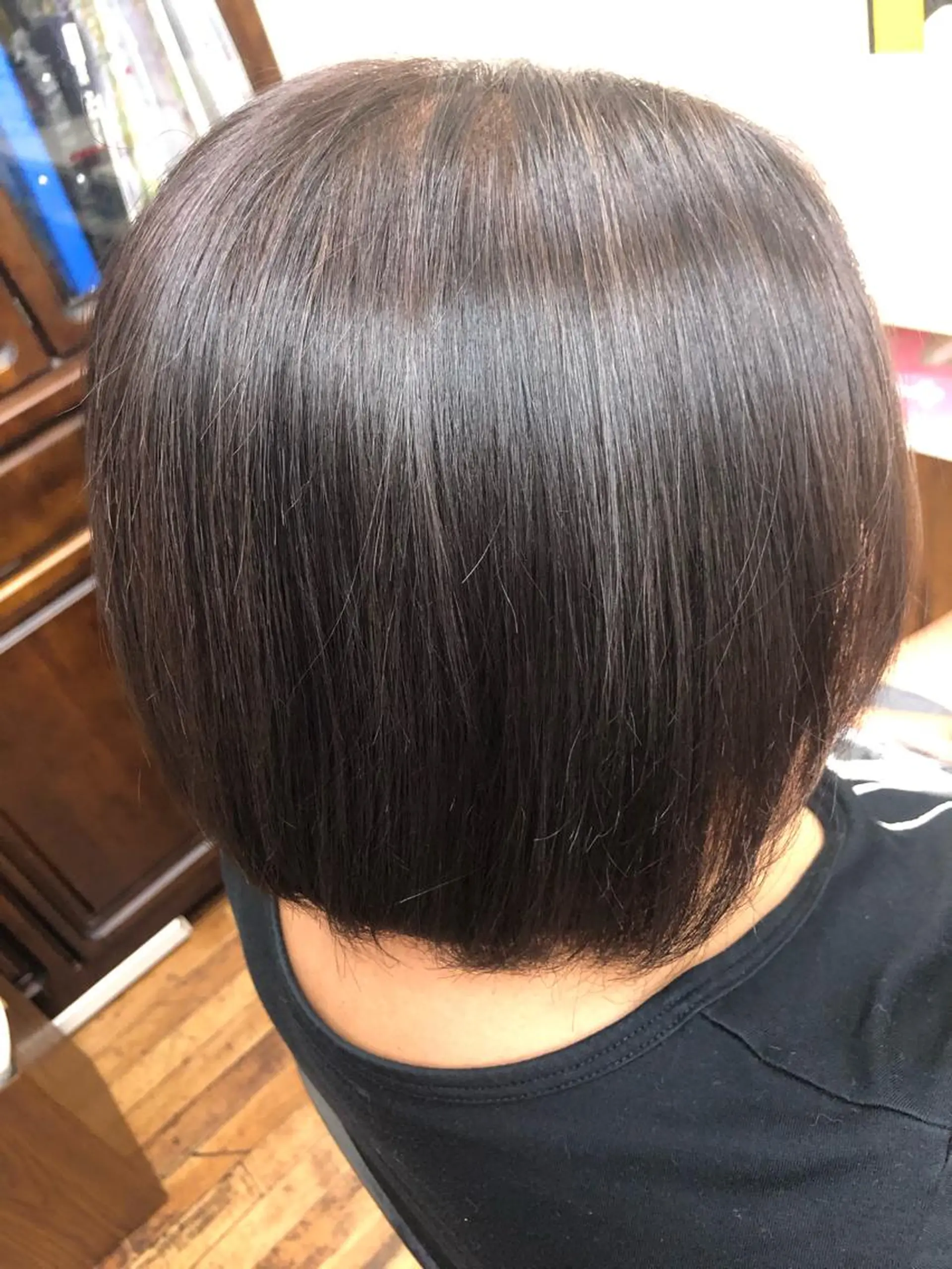 ショート 髪質改善 ヘアカラー トリートメント B-W ⭐️REIKOのヘアスタイル