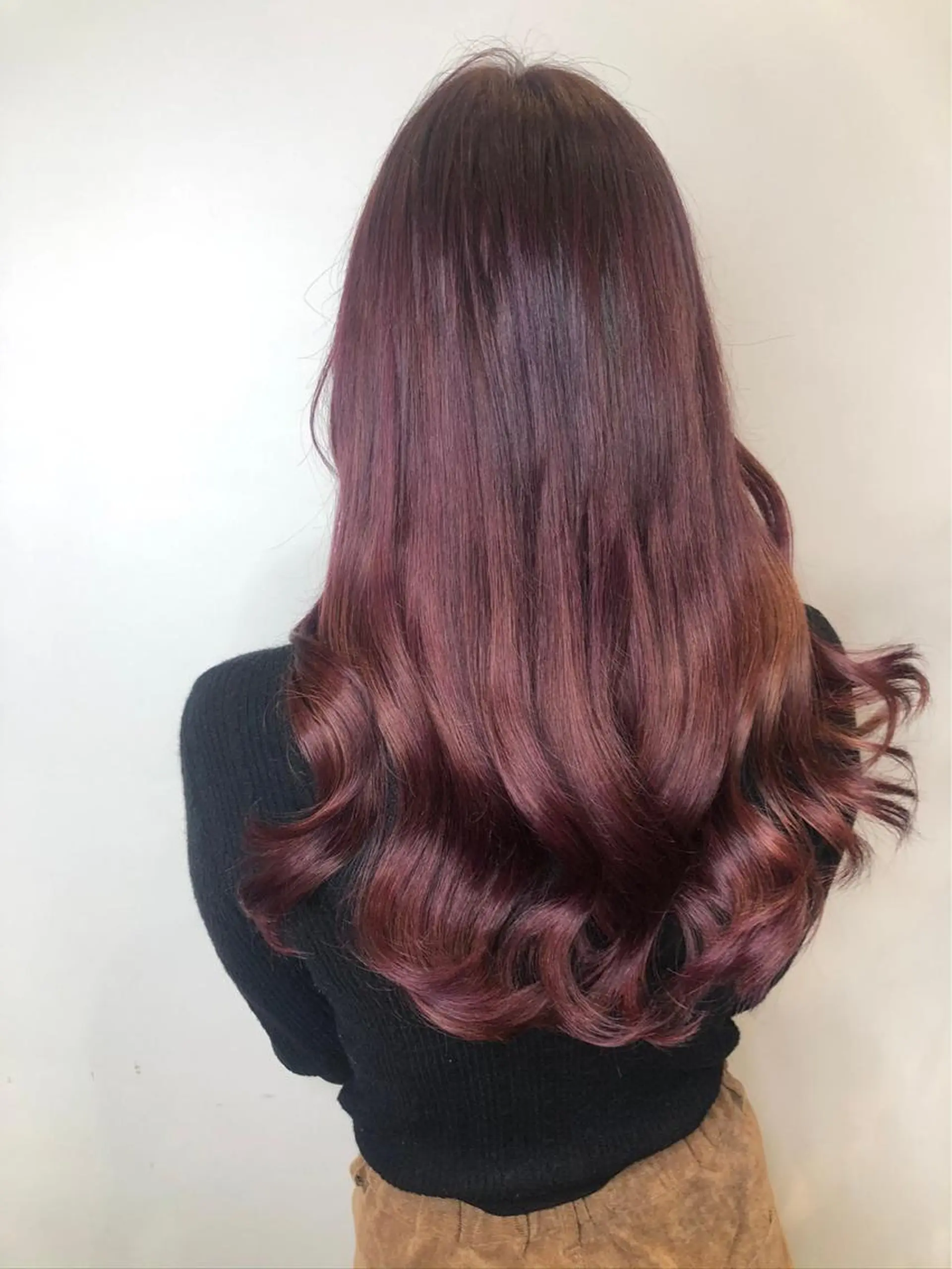 ロング しもかわ かほのヘアスタイル