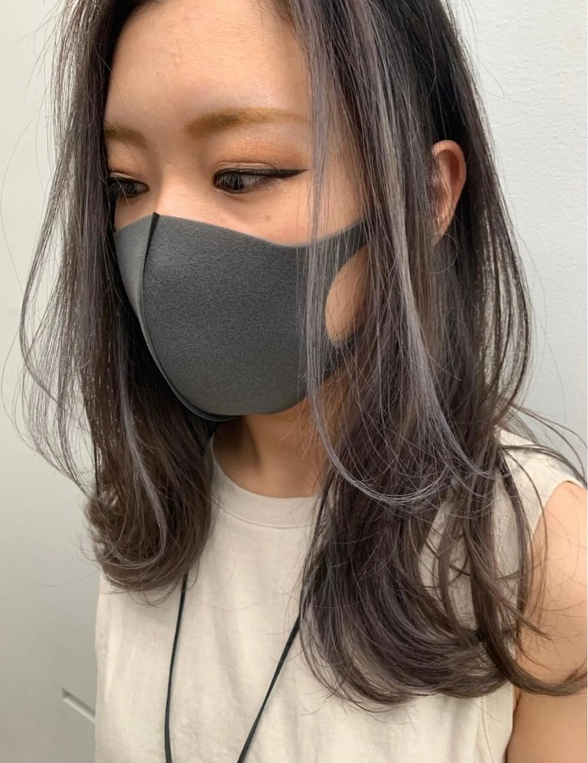 セミロング カラー ヘアアレンジ ハイライトカラー ハイライト 髪質改善 小顔カット 指名支持率NO.1 スタイリストのヘアスタイル