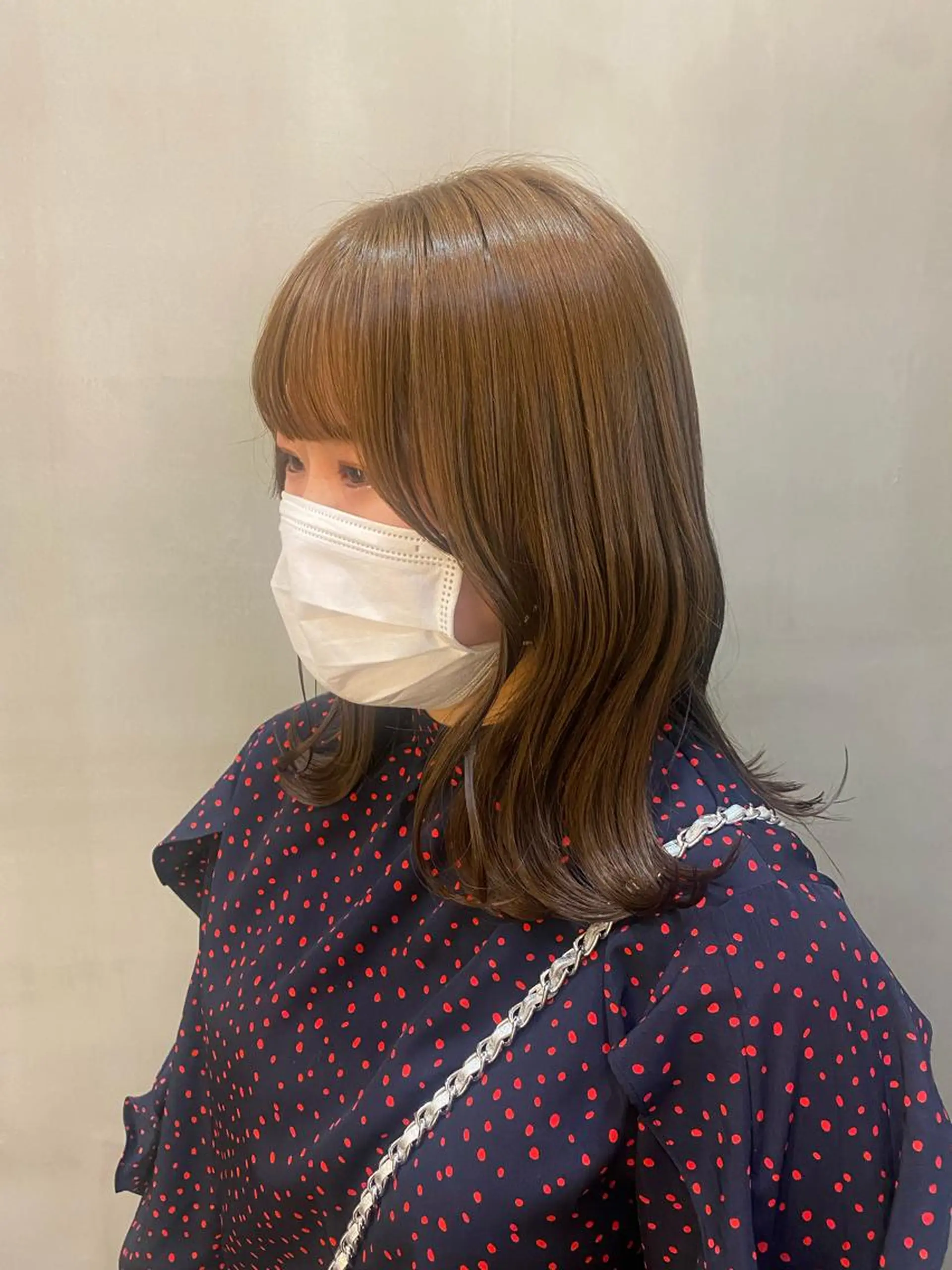 ミディアム カラー 韓国×髪質改善カラー 💎hinaのヘアスタイル