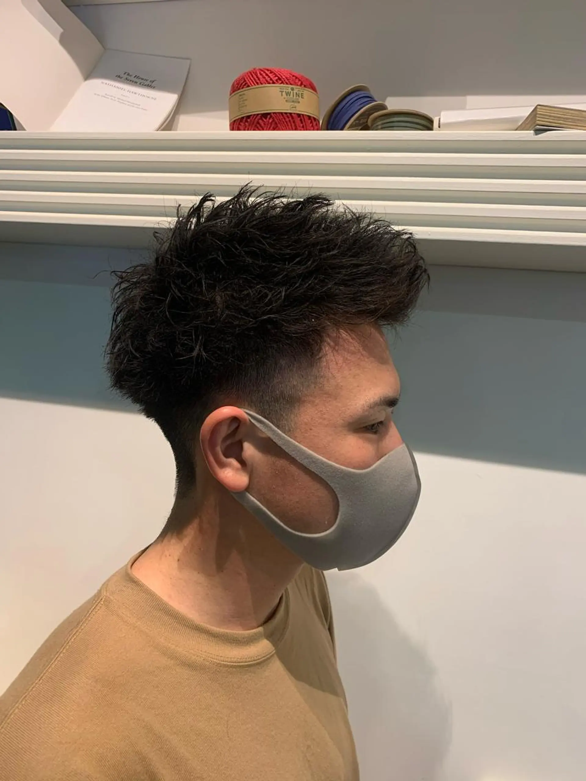 ショート カット パーマ トリートメント ヘッドスパ ヘアセット 山口 竣也のヘアスタイル