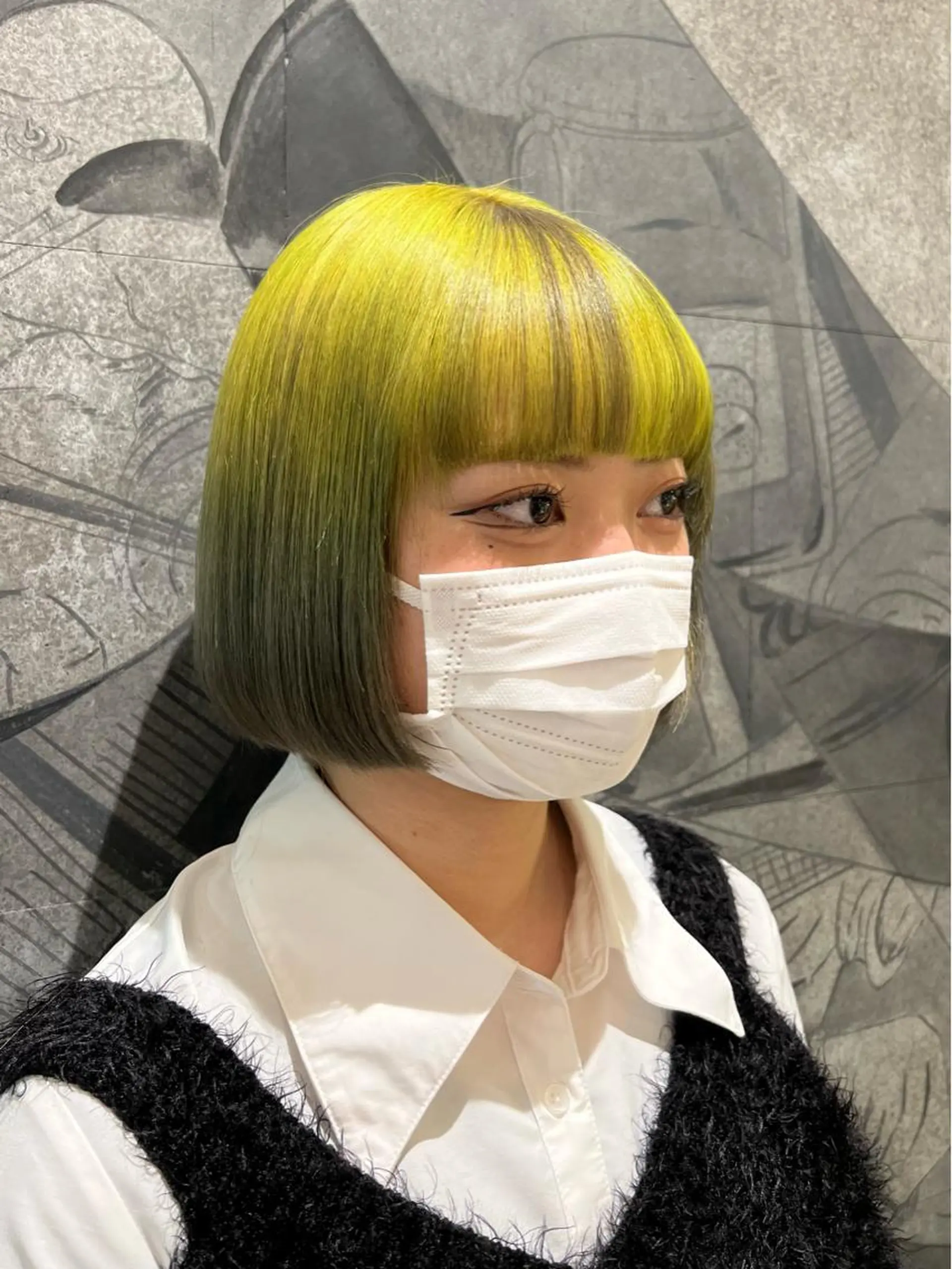 ショート カラー デザインカラー ヘアカラー Kana 🍋 ハイトーン【高円寺】のヘアスタイル
