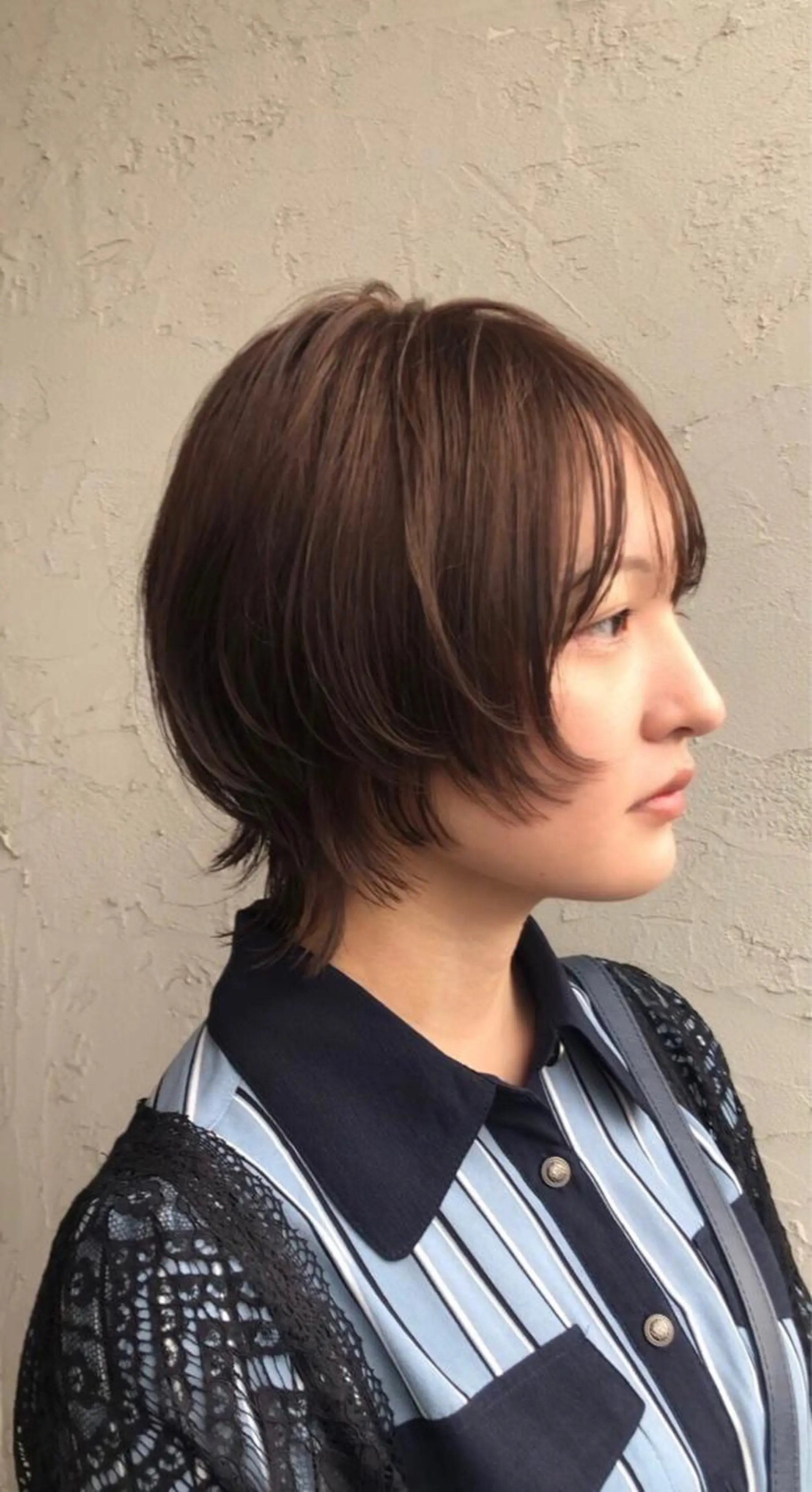 ミディアム カット ヘアカラー トリートメント uti所属・菊池 幹のヘアスタイル