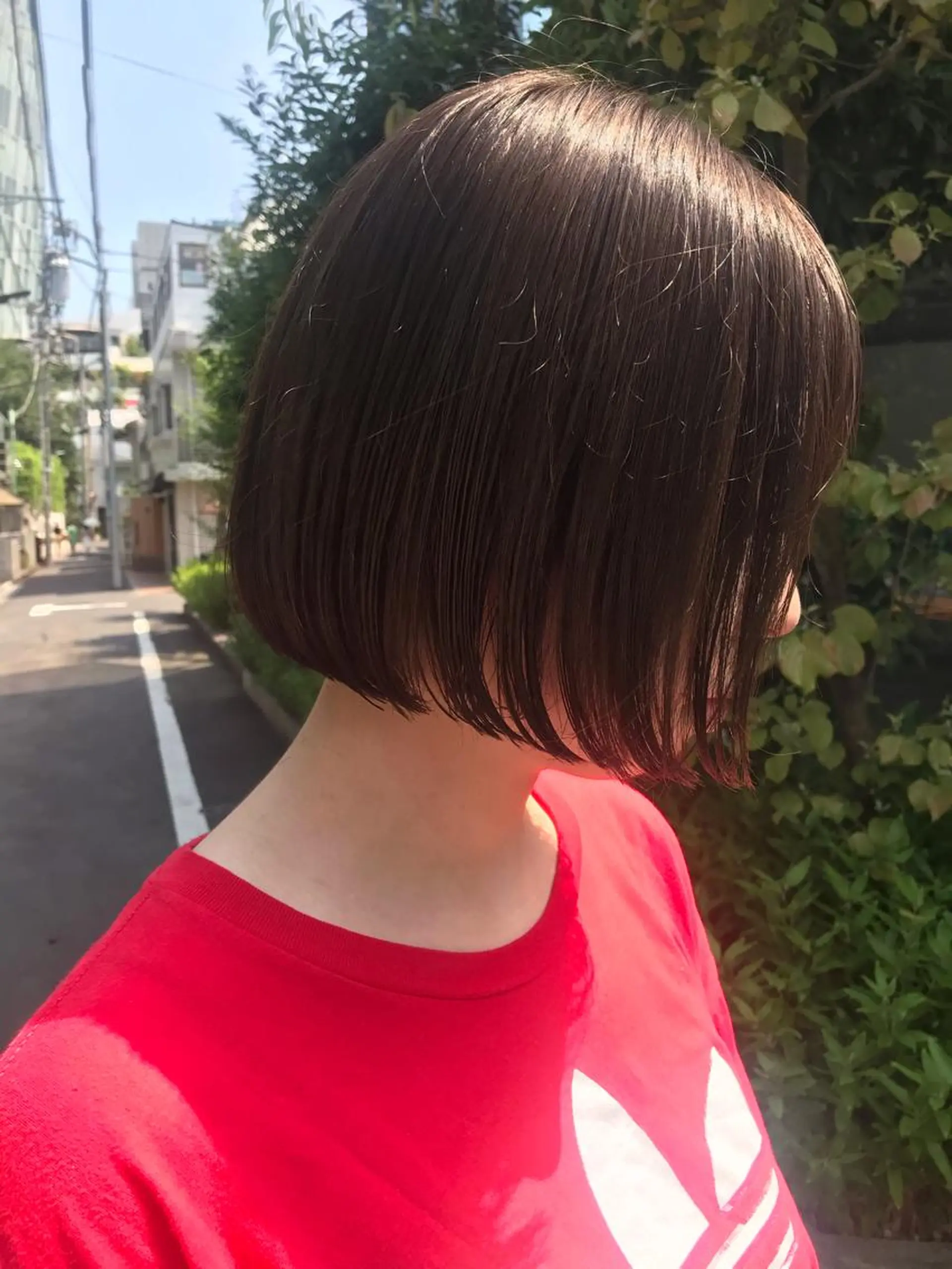 ショート カット ヘアカラー トリートメント イメチェンカット✂️ 錦糸町佐藤店長のヘアスタイル