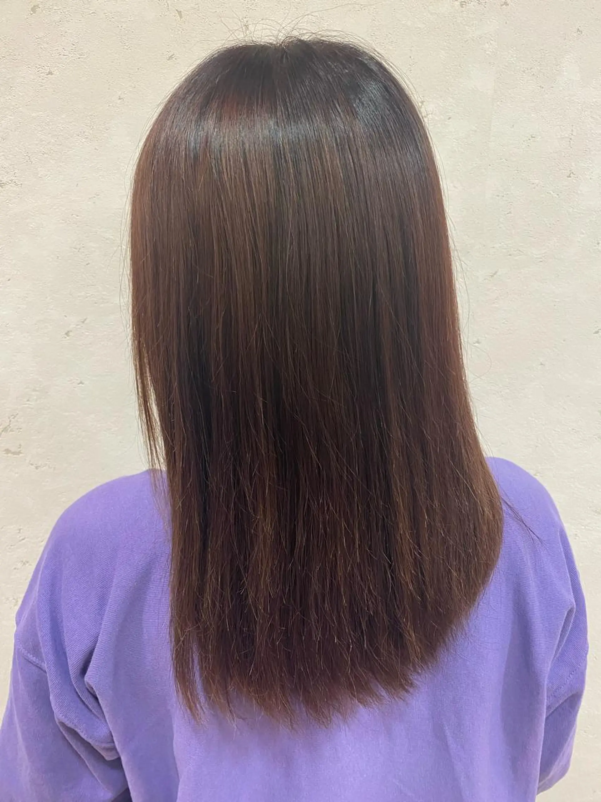 セミロング カット ヘアカラー トリートメント 👾徐 涛👾のヘアスタイル